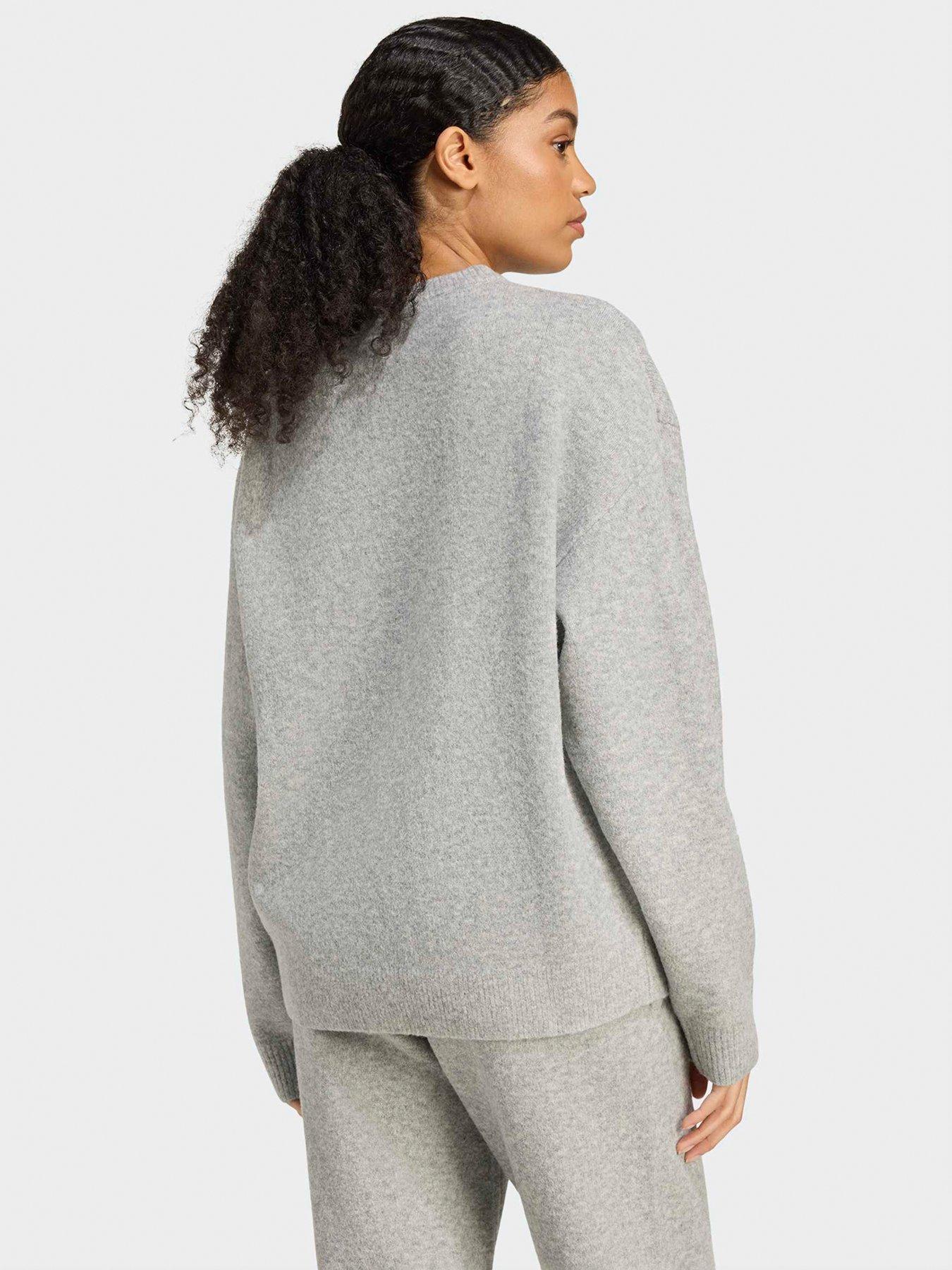 Image 2 of 5 of adidas Originals Womens Knitted Sweatshirt - Grey