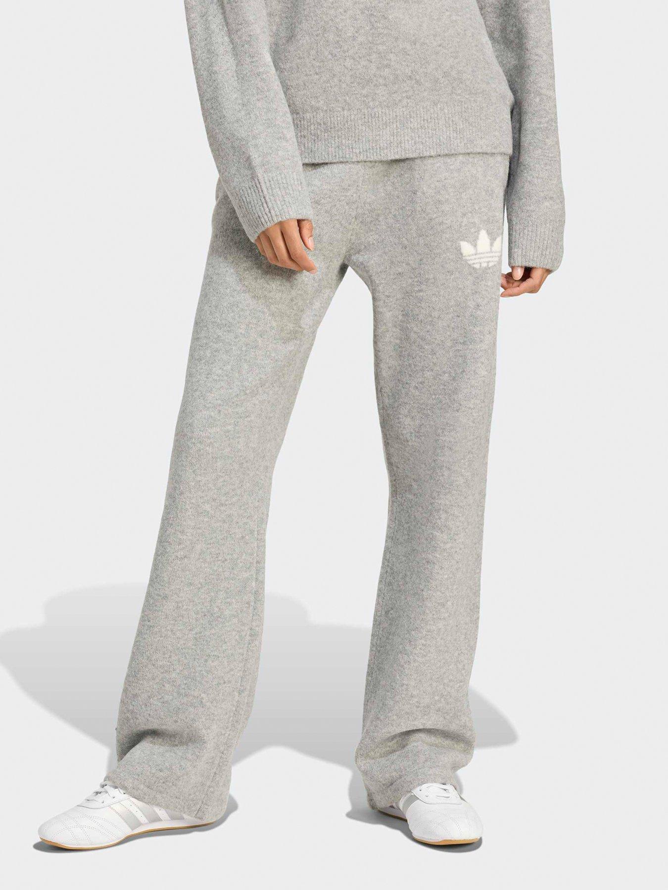 adidas Originals Womens Knitted Pants - Grey