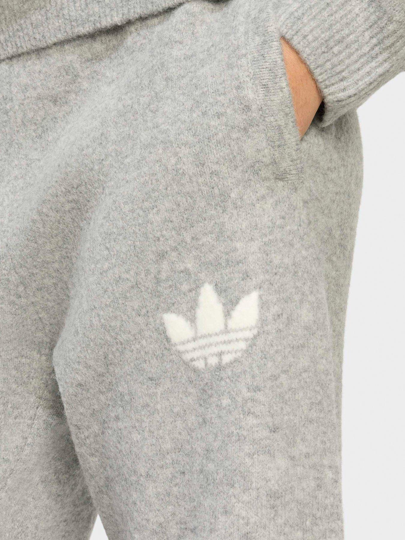 Image 4 of 5 of adidas Originals Womens Knitted Pants - Grey
