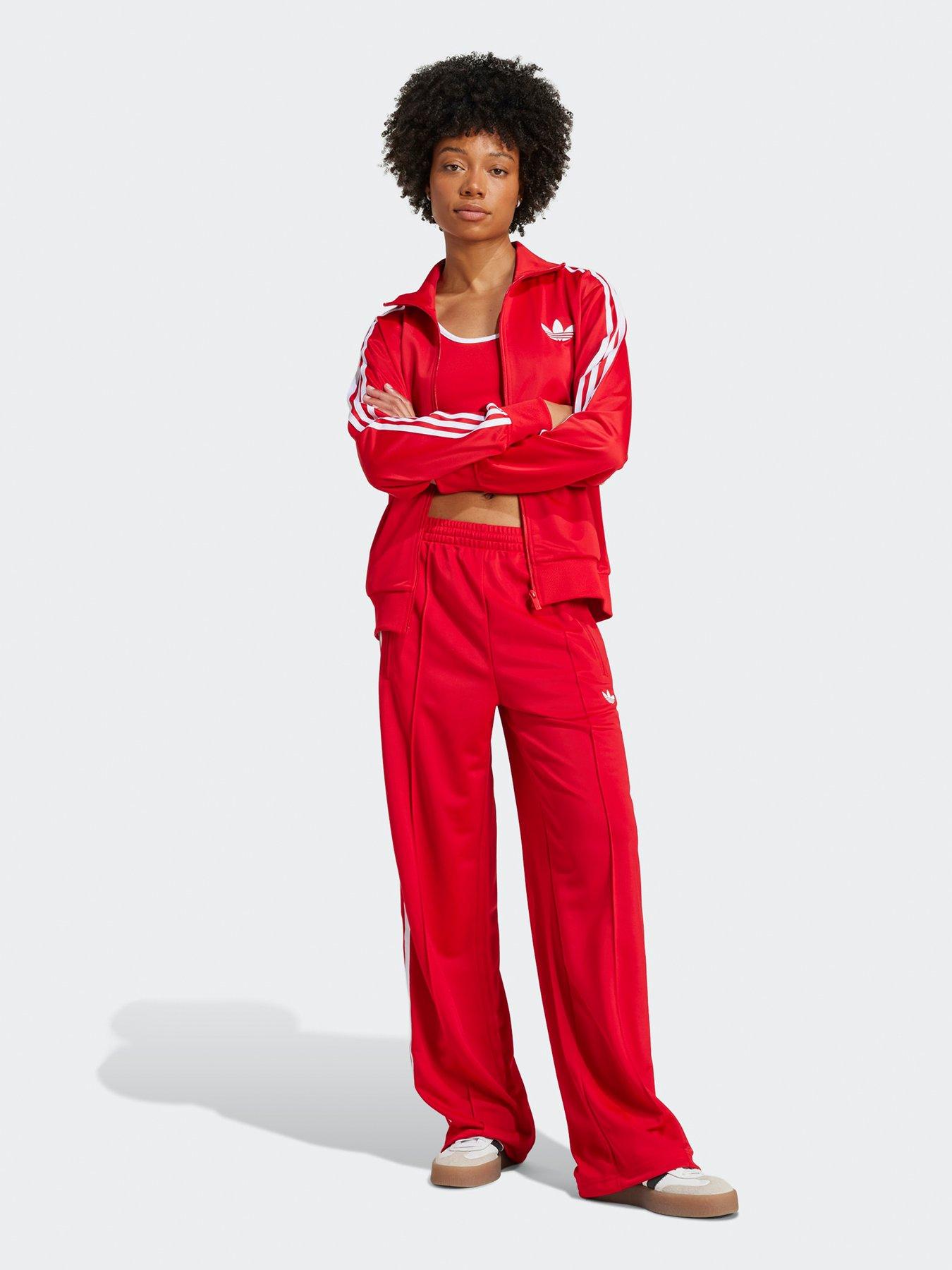 Image 3 of 5 of adidas Originals Womens Firebird Tracksuit Pant - Red/white
