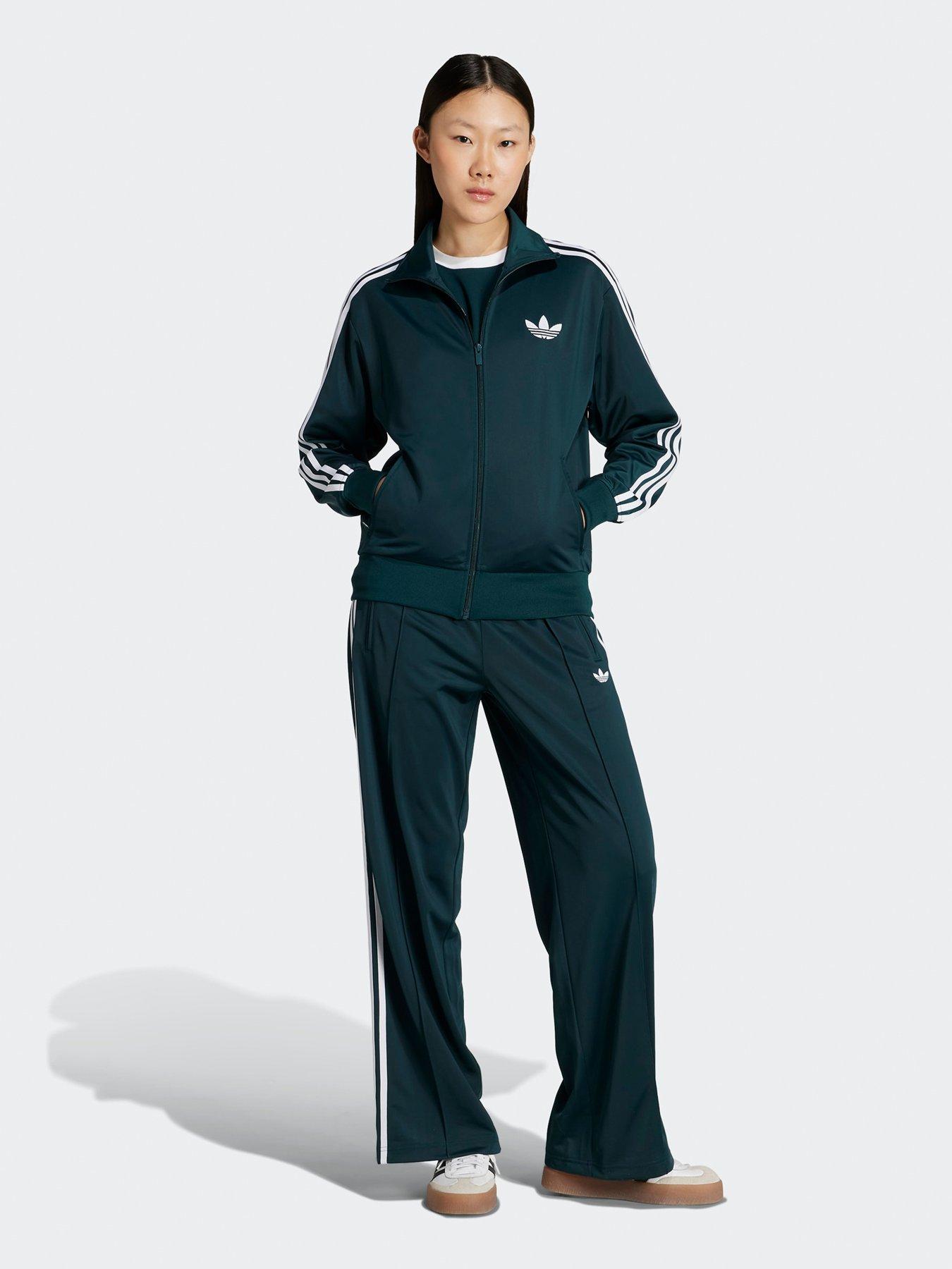 Image 3 of 5 of adidas Originals Women's Firebird Adicolor Loose Track Pants - Green