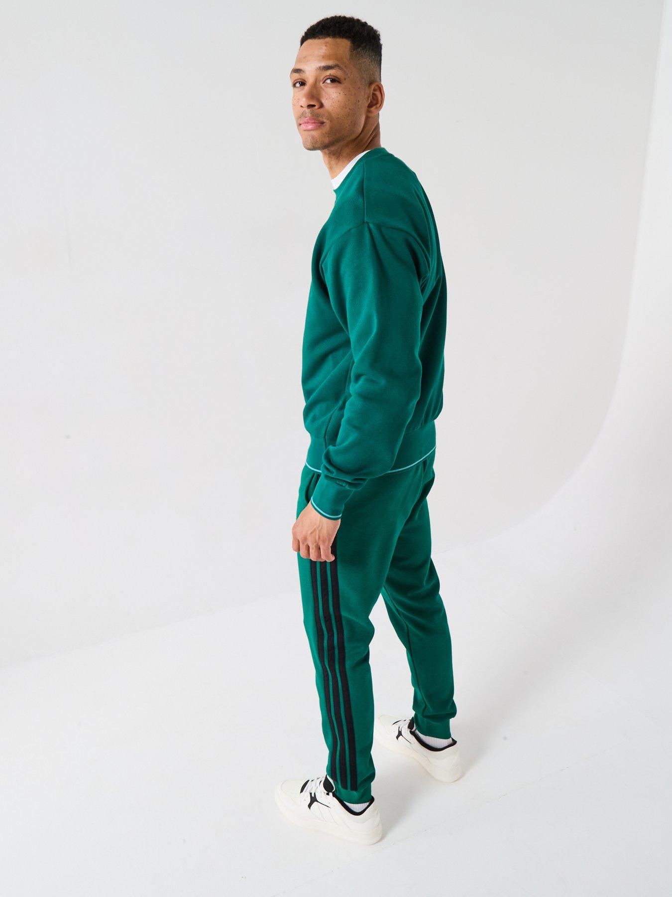 Image 5 of 5 of adidas Sportswear Men's Essentials 3-stripes Fleece Joggers - Green