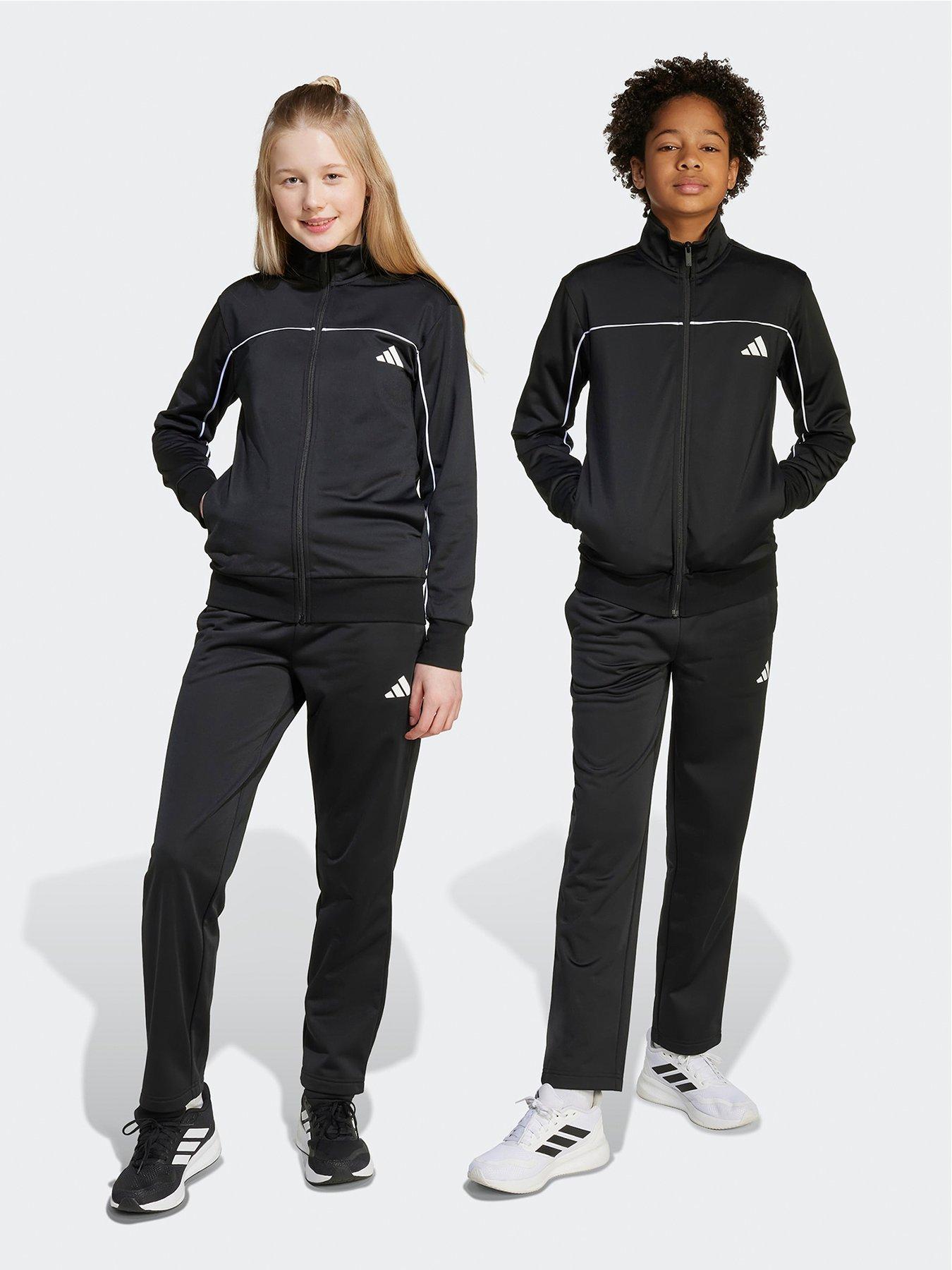 undefined Junior Unisex Tricot Tracksuit-black