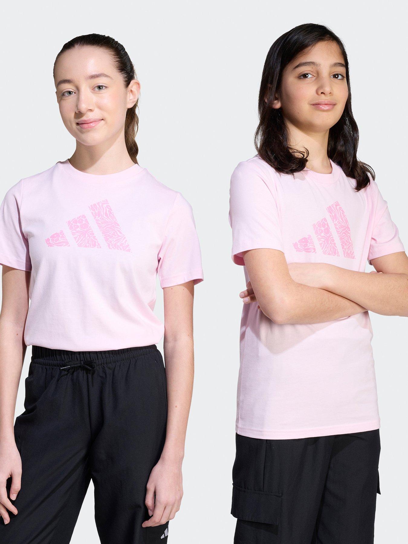 undefined Junior Girls Future Icons Graphic T-Shirt - Pink