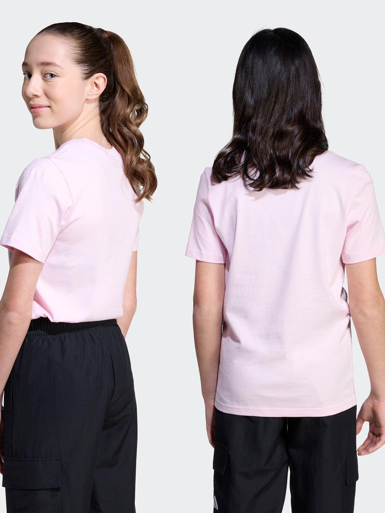 Image 2 of 5 of adidas Sportswear Junior Girls Future Icons Graphic T-Shirt - Pink