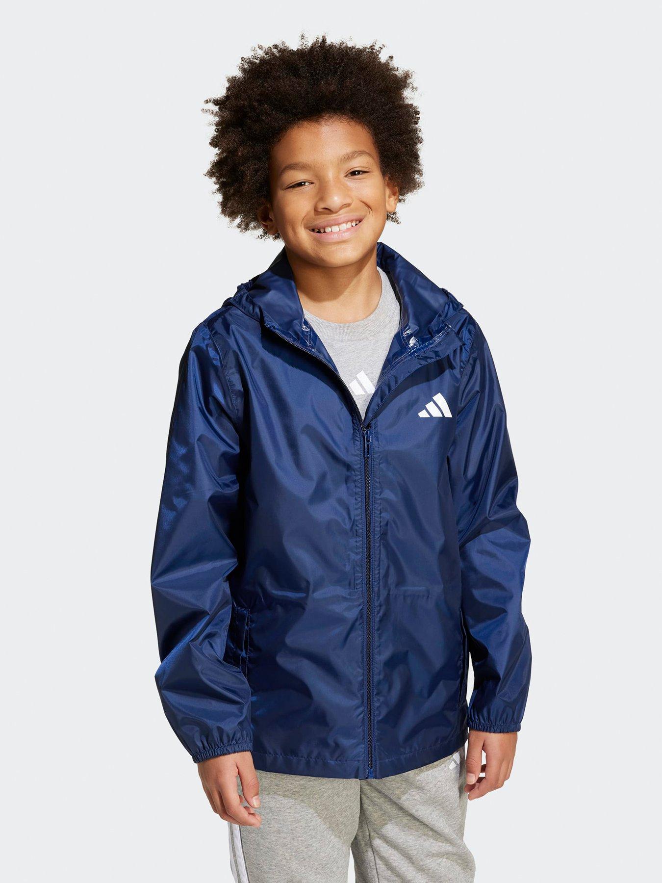 undefined Junior Unisex Rain Jacket - Blue