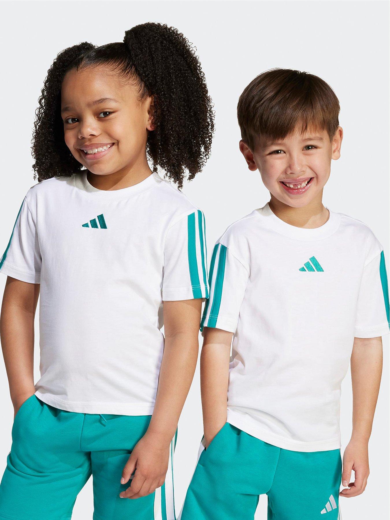undefined Kids Unisex Essentials T-shirt -white