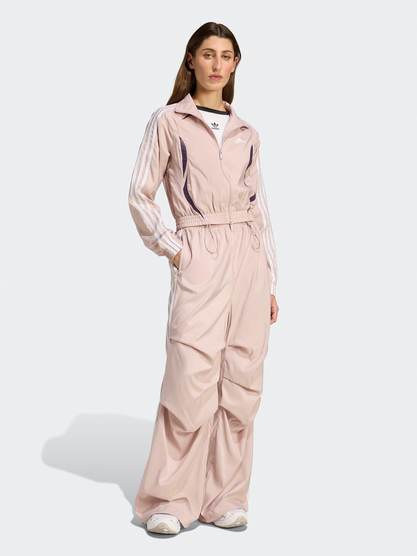 Image 3 of 5 of adidas Originals Womens Teamgeist Ruffle Track Pant - Pink
