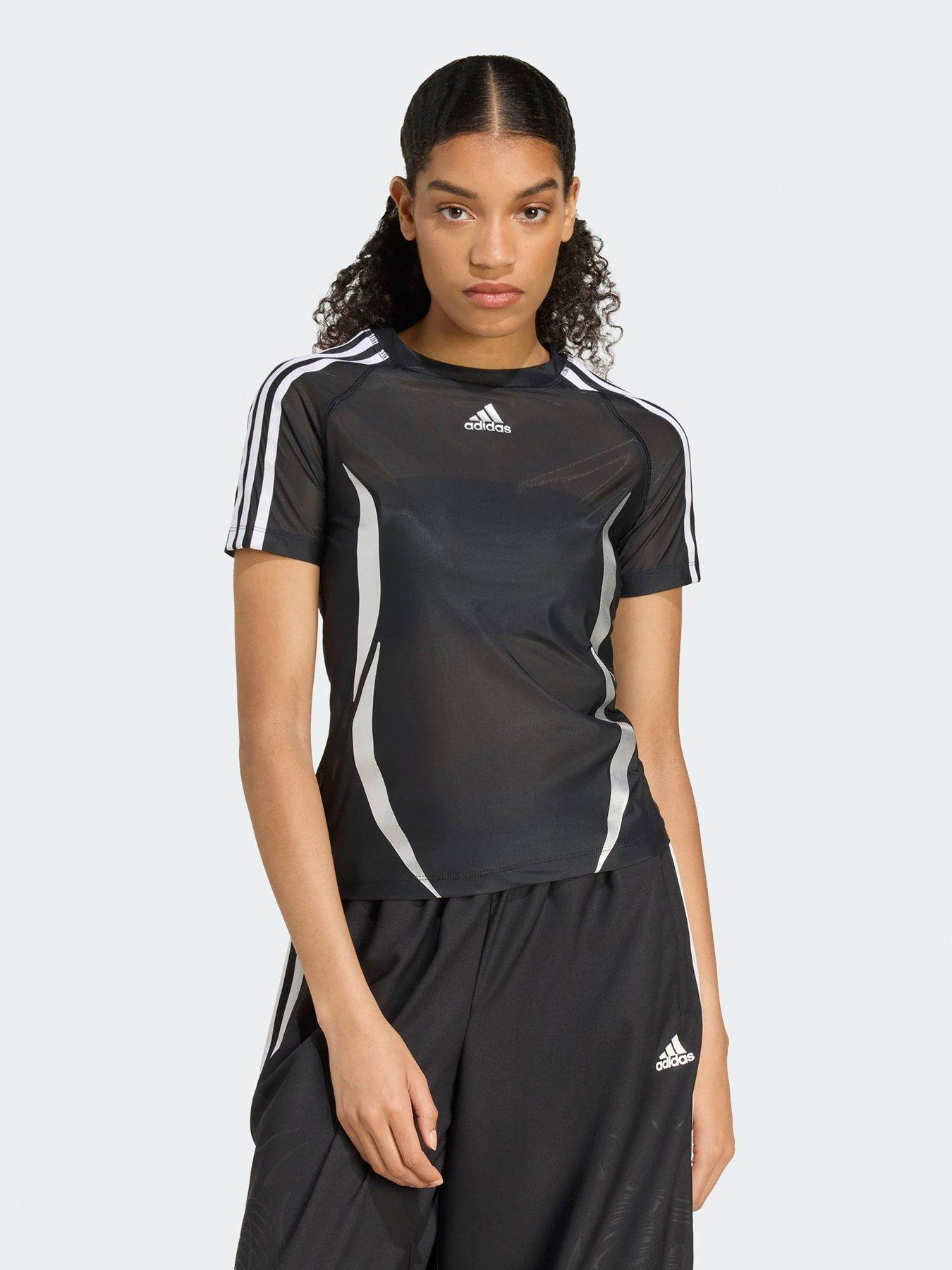 undefined Womens Teamgeist Tight Sheer T-Shirt - Black