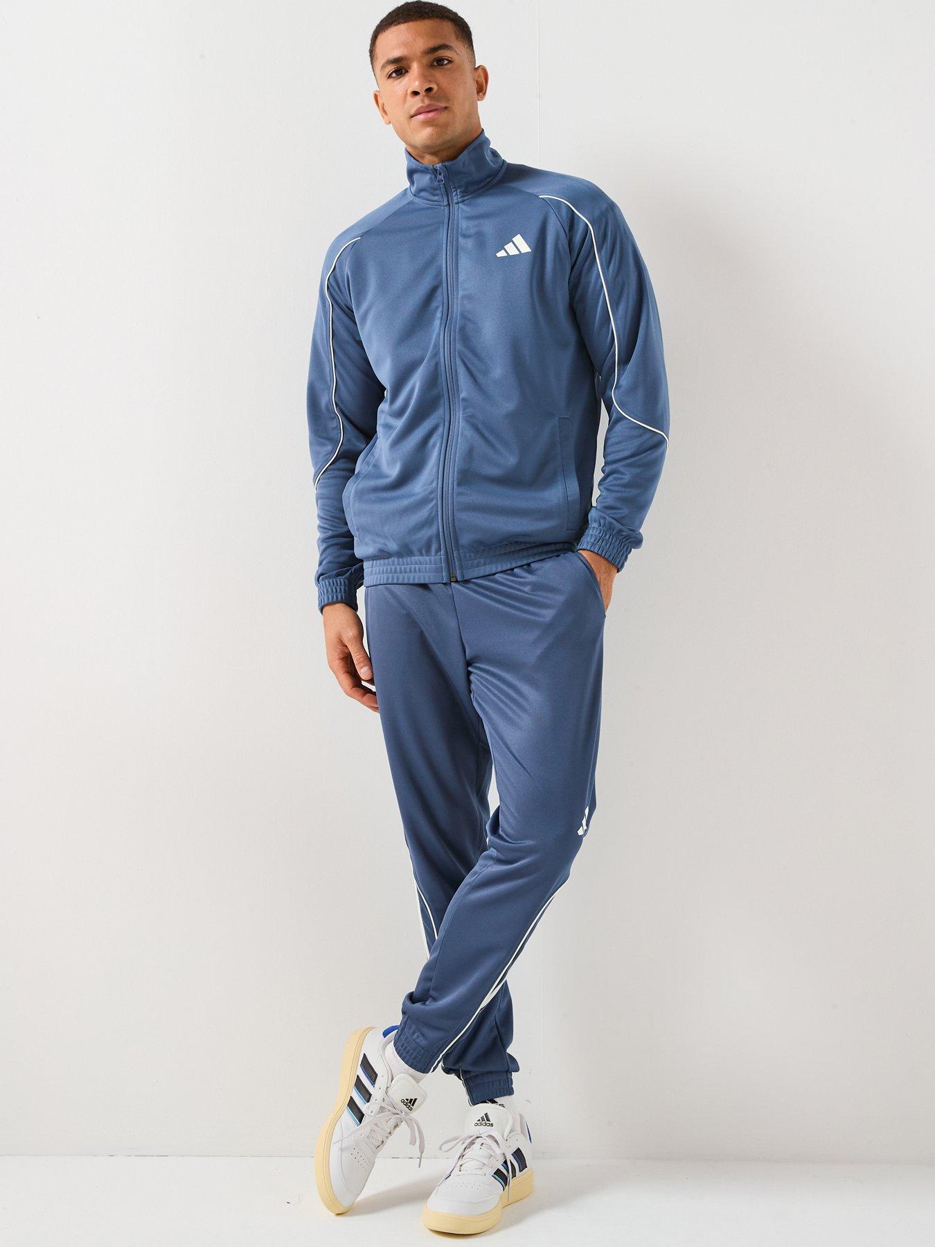 adidas Sportswear Men's 3 Stripes Tracksuit - Blue
