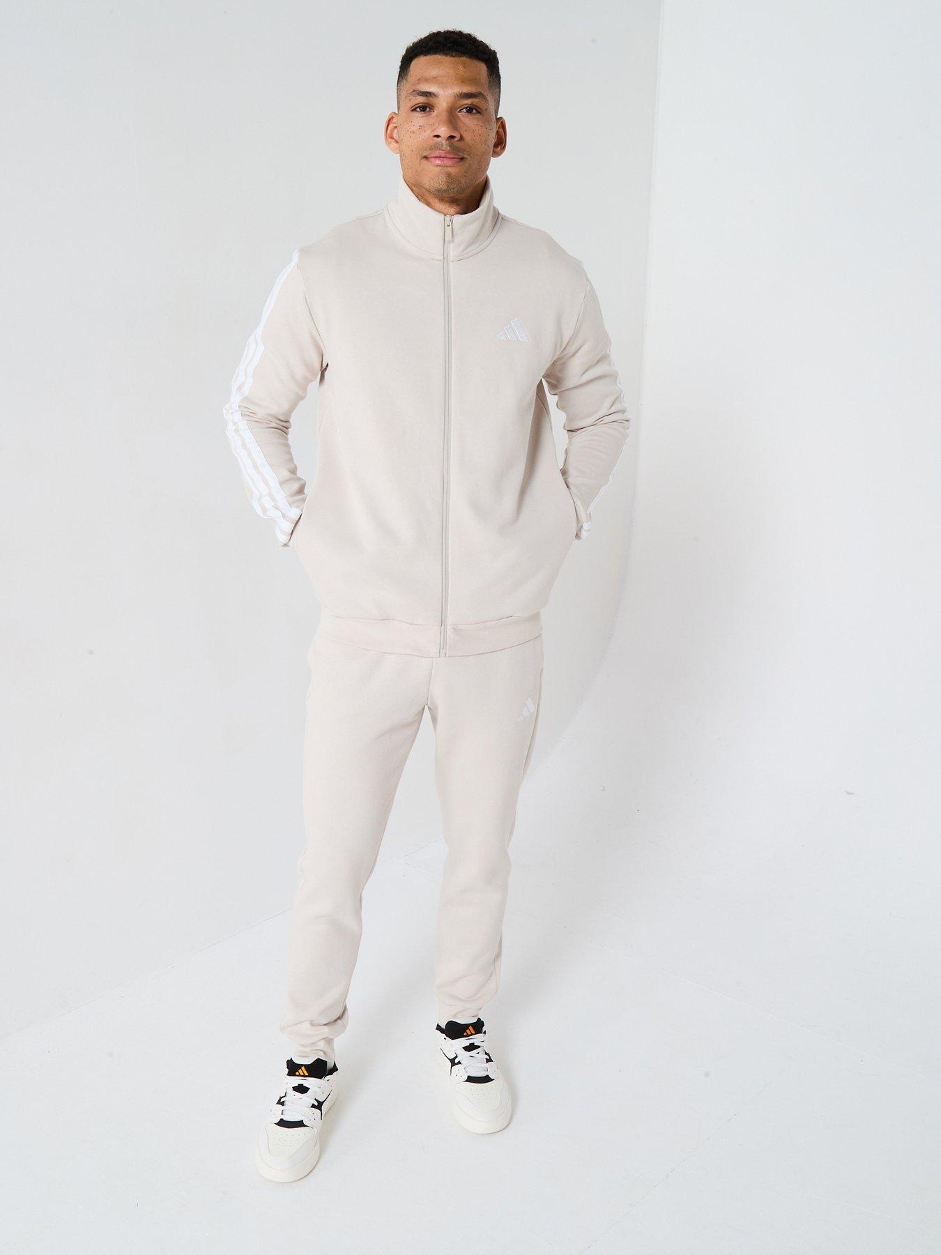 undefined Men's 3 Stripes Tracksuit - Grey