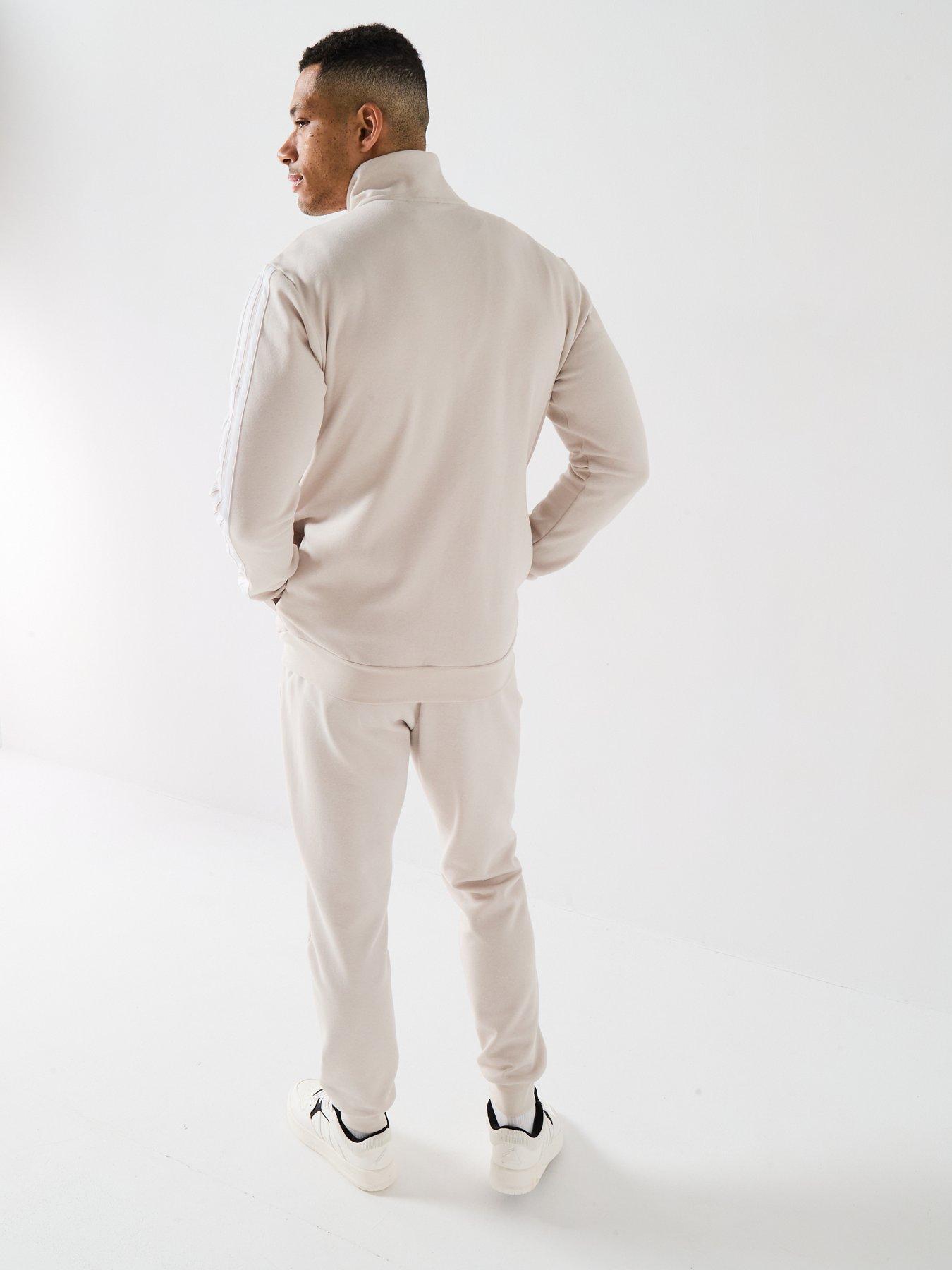 Image 2 of 5 of adidas Sportswear Men's 3 Stripes Tracksuit - Grey