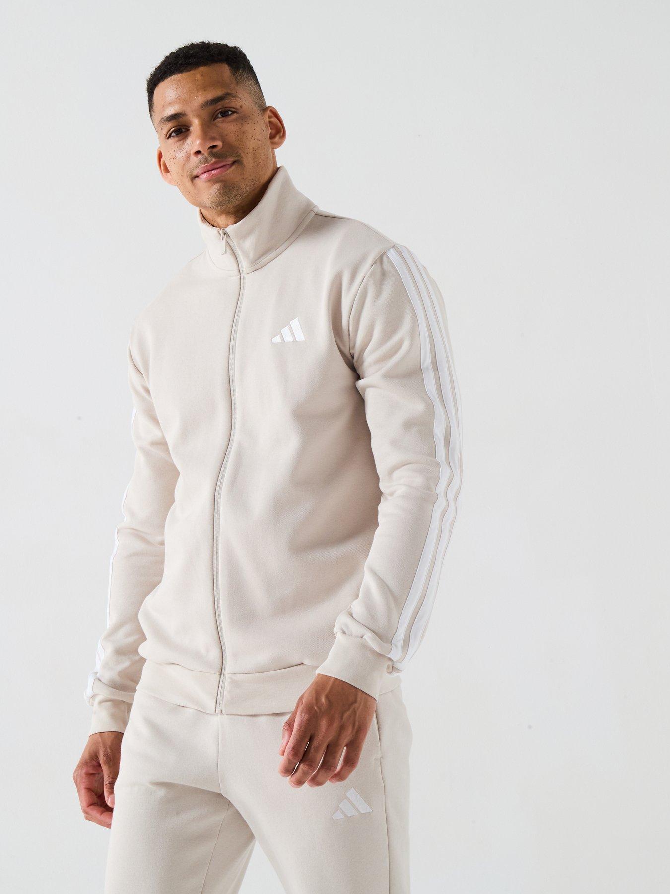 Image 4 of 5 of adidas Sportswear Men's 3 Stripes Tracksuit - Grey