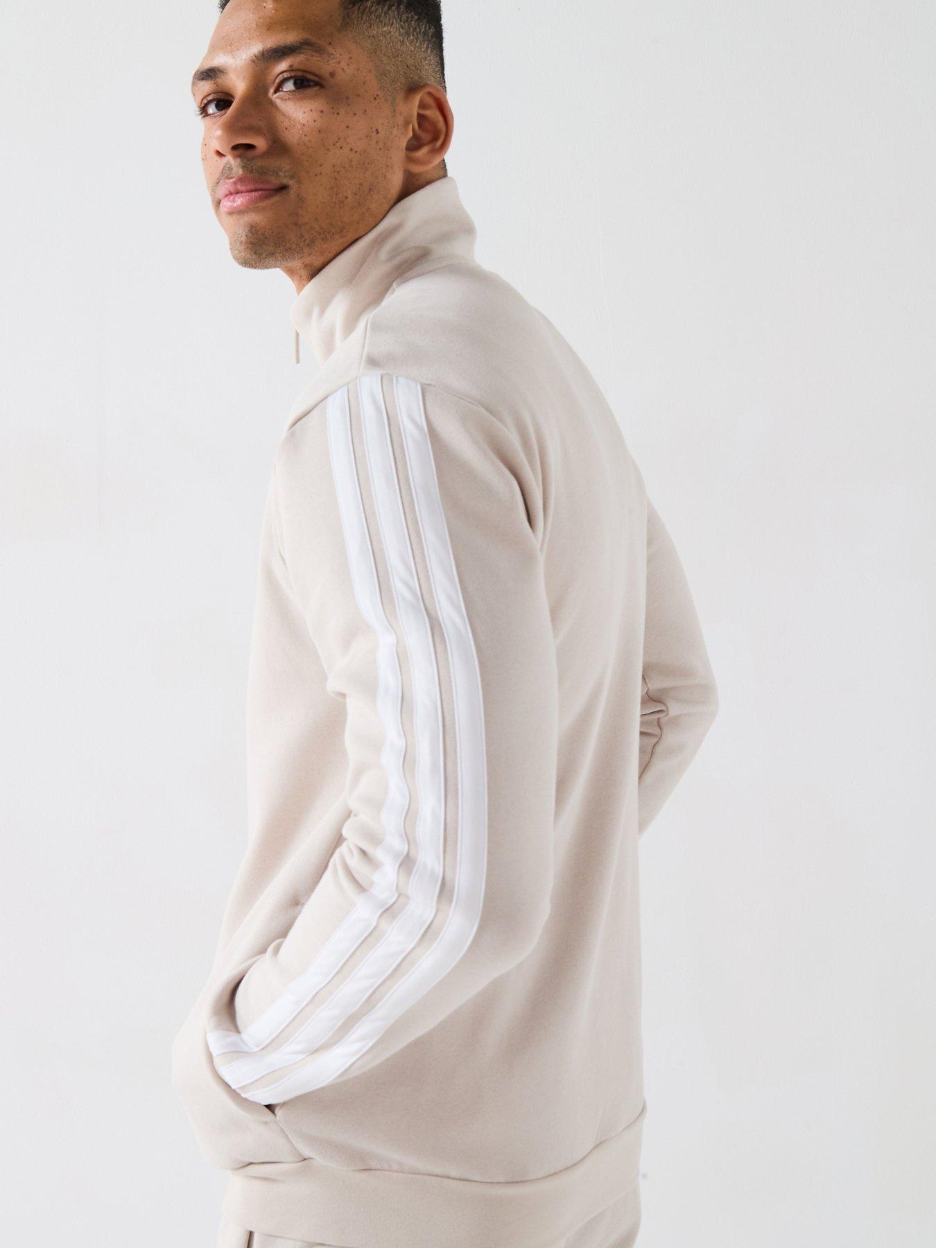 Image 5 of 5 of adidas Sportswear Men's 3 Stripes Tracksuit - Grey