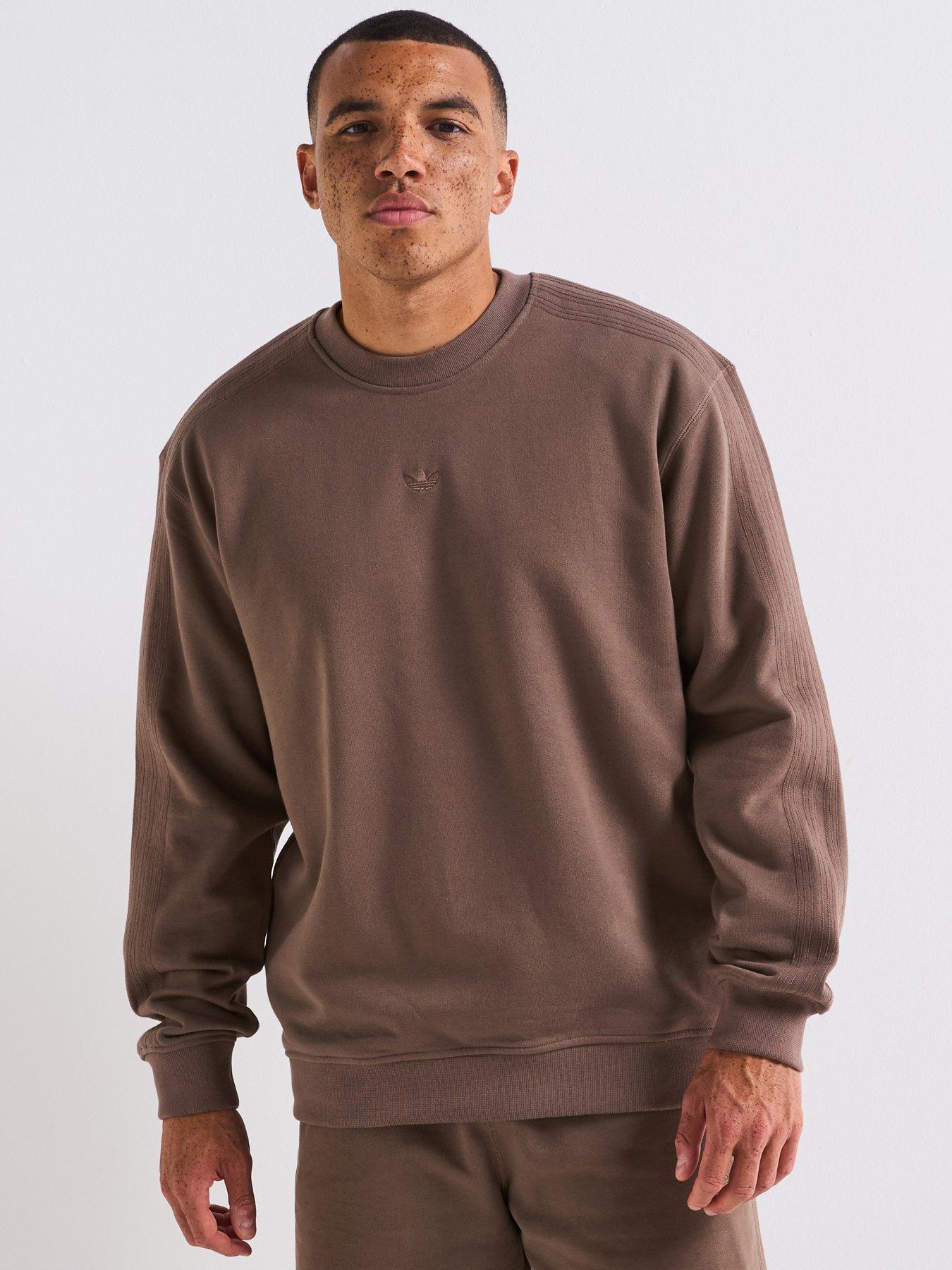 adidas Originals Men's Premium Essentials Crew - Brown