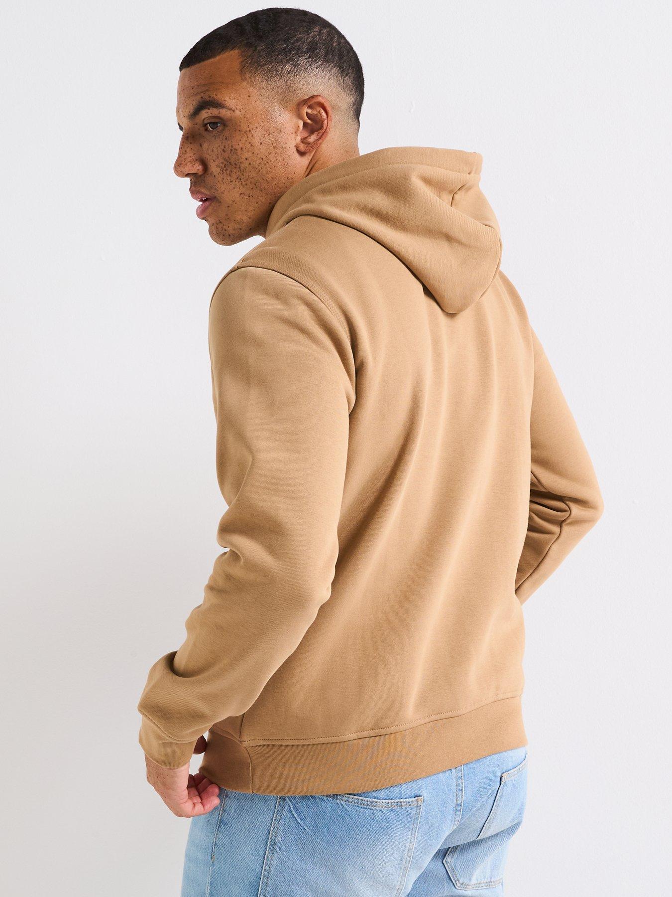 Image 2 of 6 of adidas Originals Men's Trefoil Essentials Hoodie - Brown