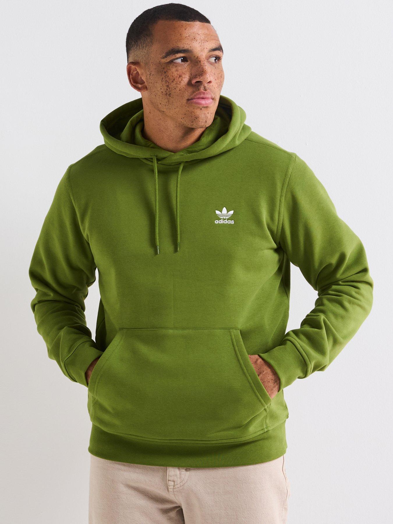 undefined Men's Trefoil Essentials Hoodie - Green