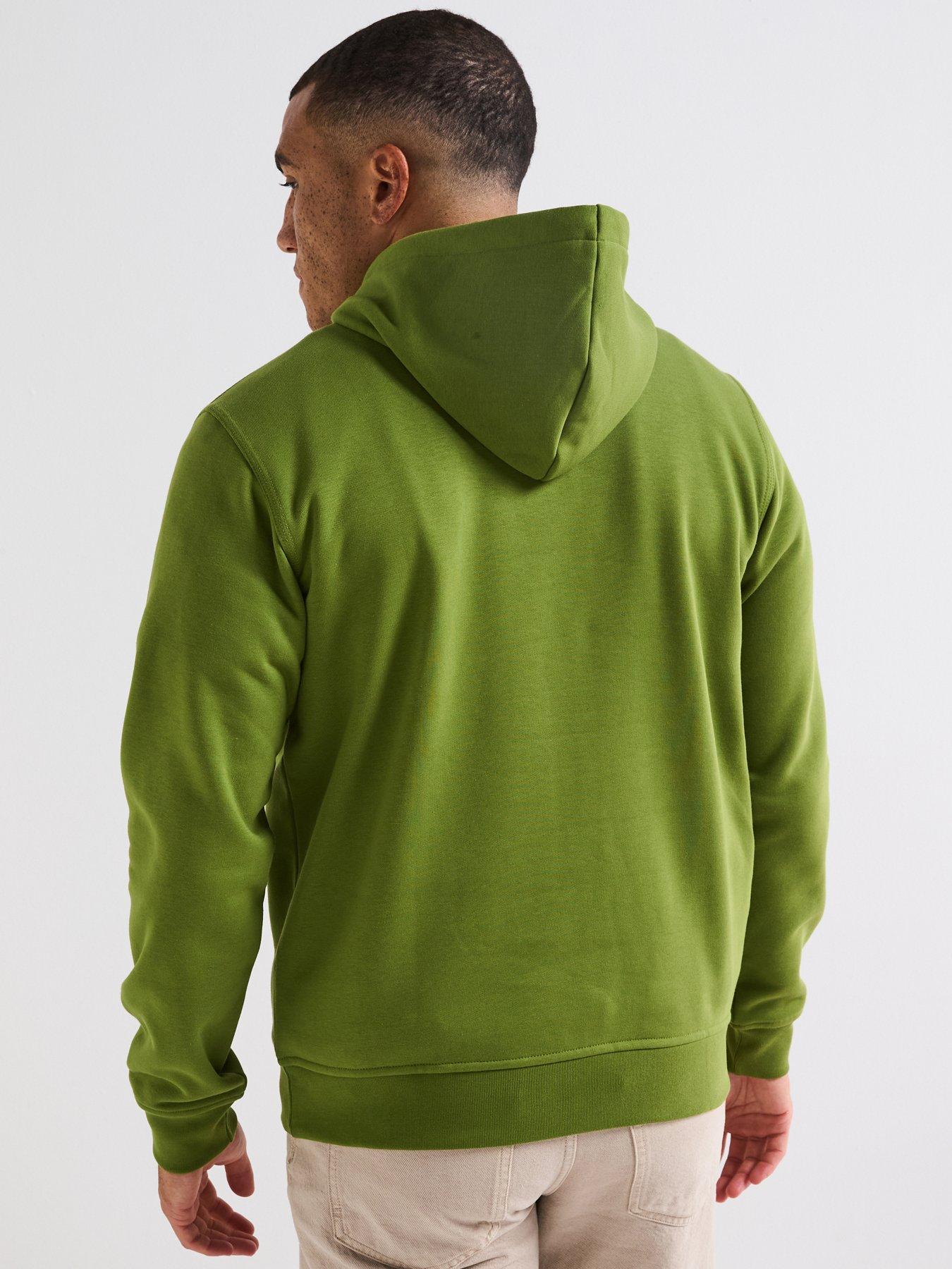 Image 2 of 6 of adidas Originals Men's Trefoil Essentials Hoodie - Green