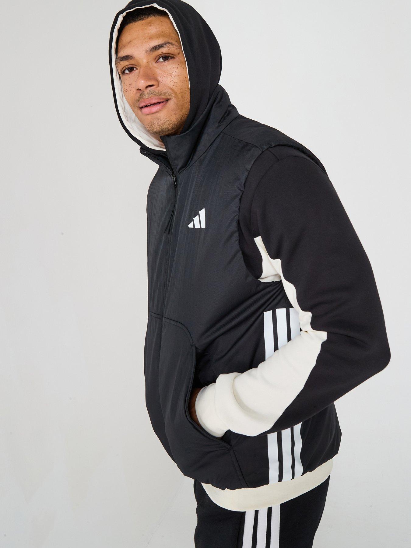 adidas Sportswear Men's City Tech Climawarm Padded Insulated Vest - Black