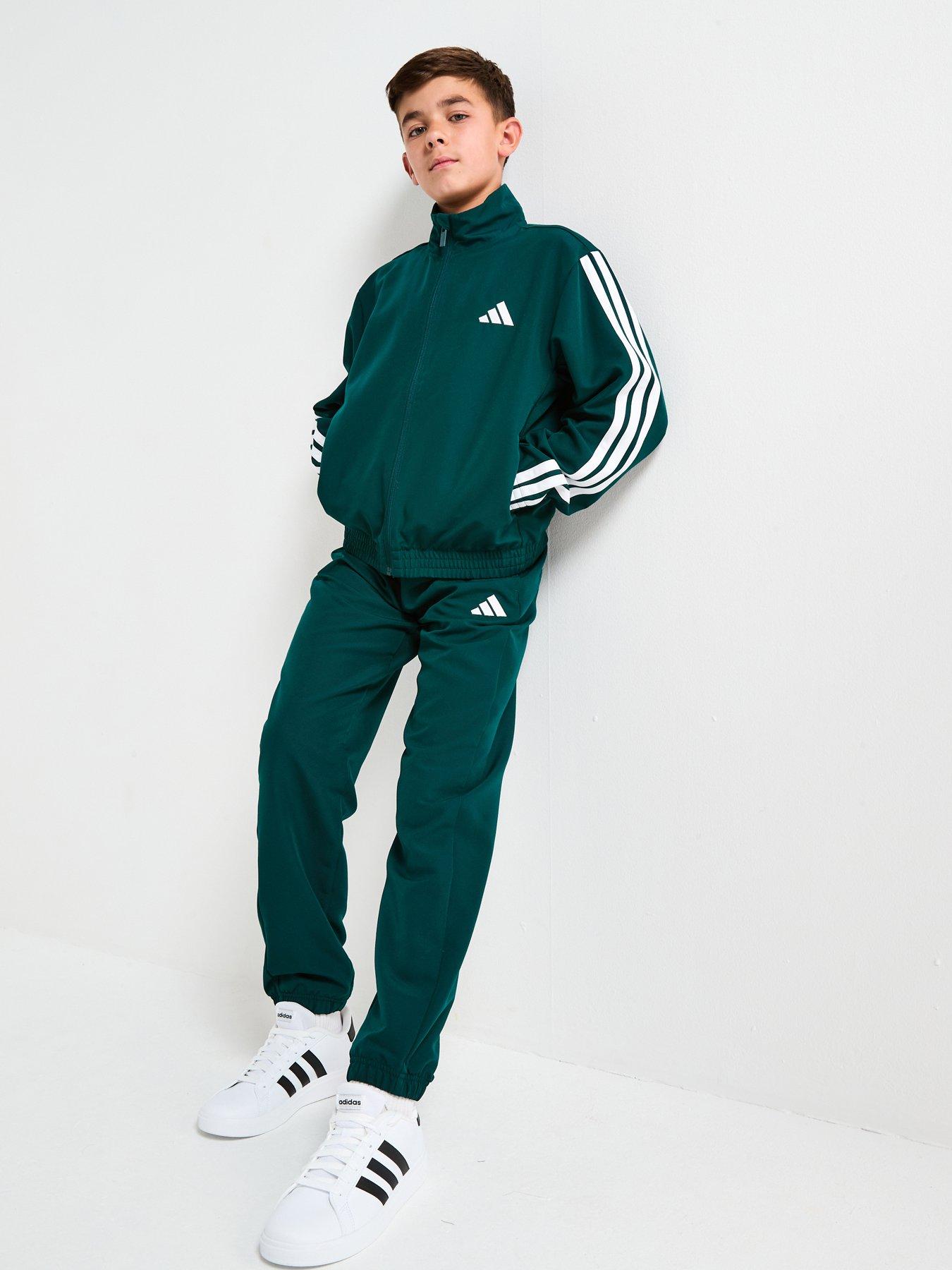 adidas Sportswear Junior Unisex Essentials Climacool Tracksuit -green