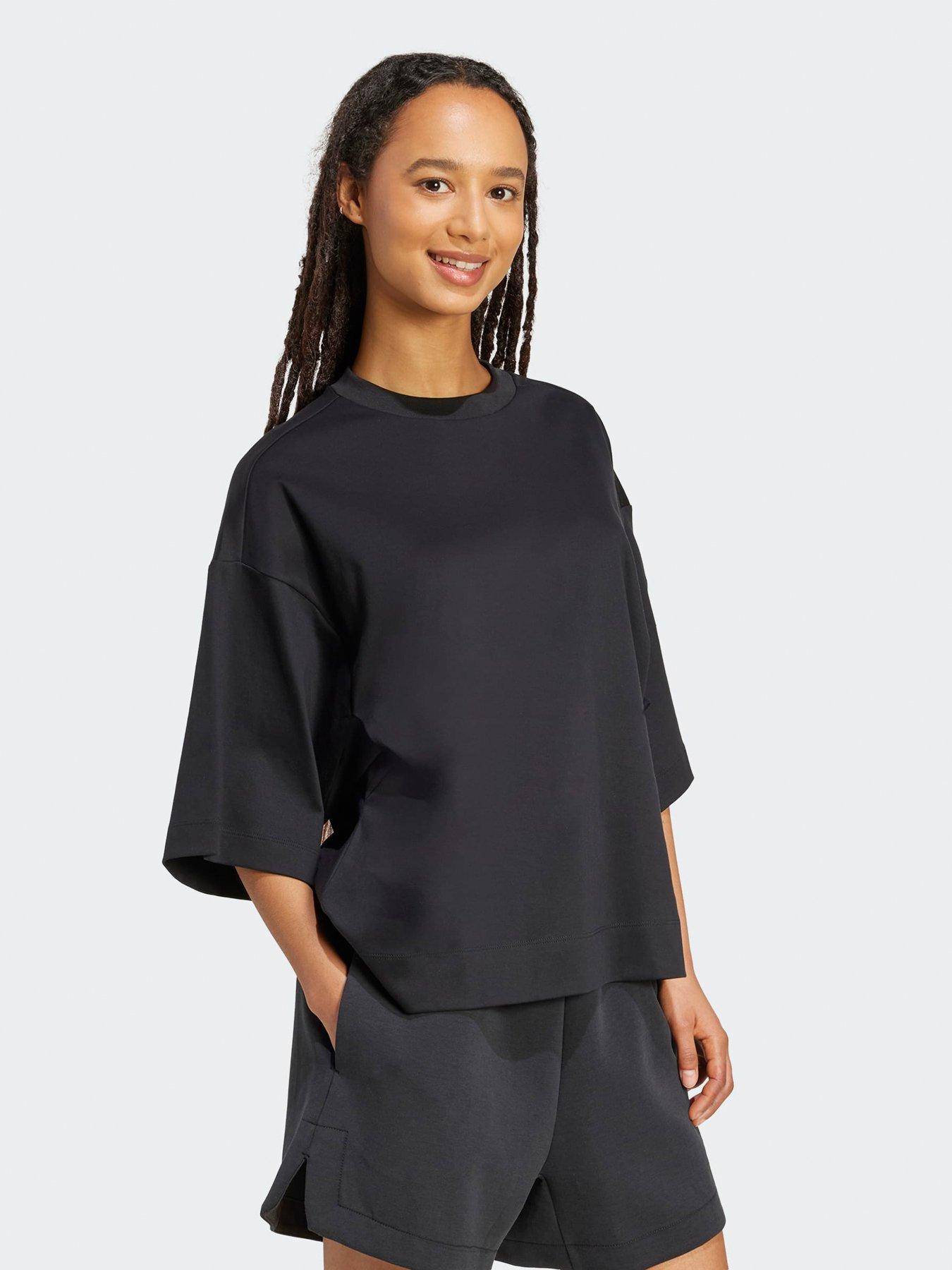 Image 3 of 6 of adidas Sportswear Women's All Szn Soft Lux Loose Tee - Black