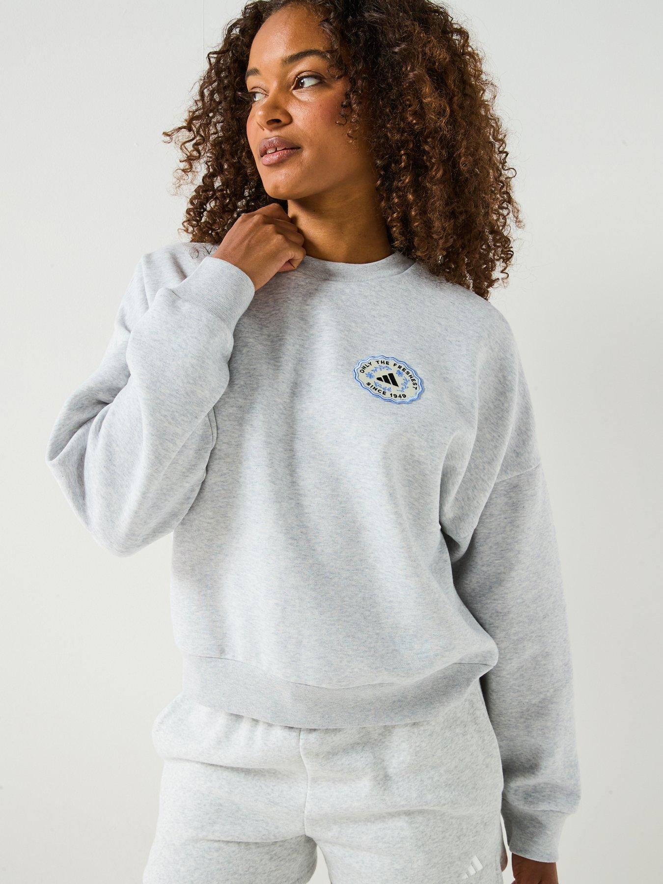 Image 2 of 4 of adidas Sportswear Women's Farmers Market Graphic Sweatshirt - Grey