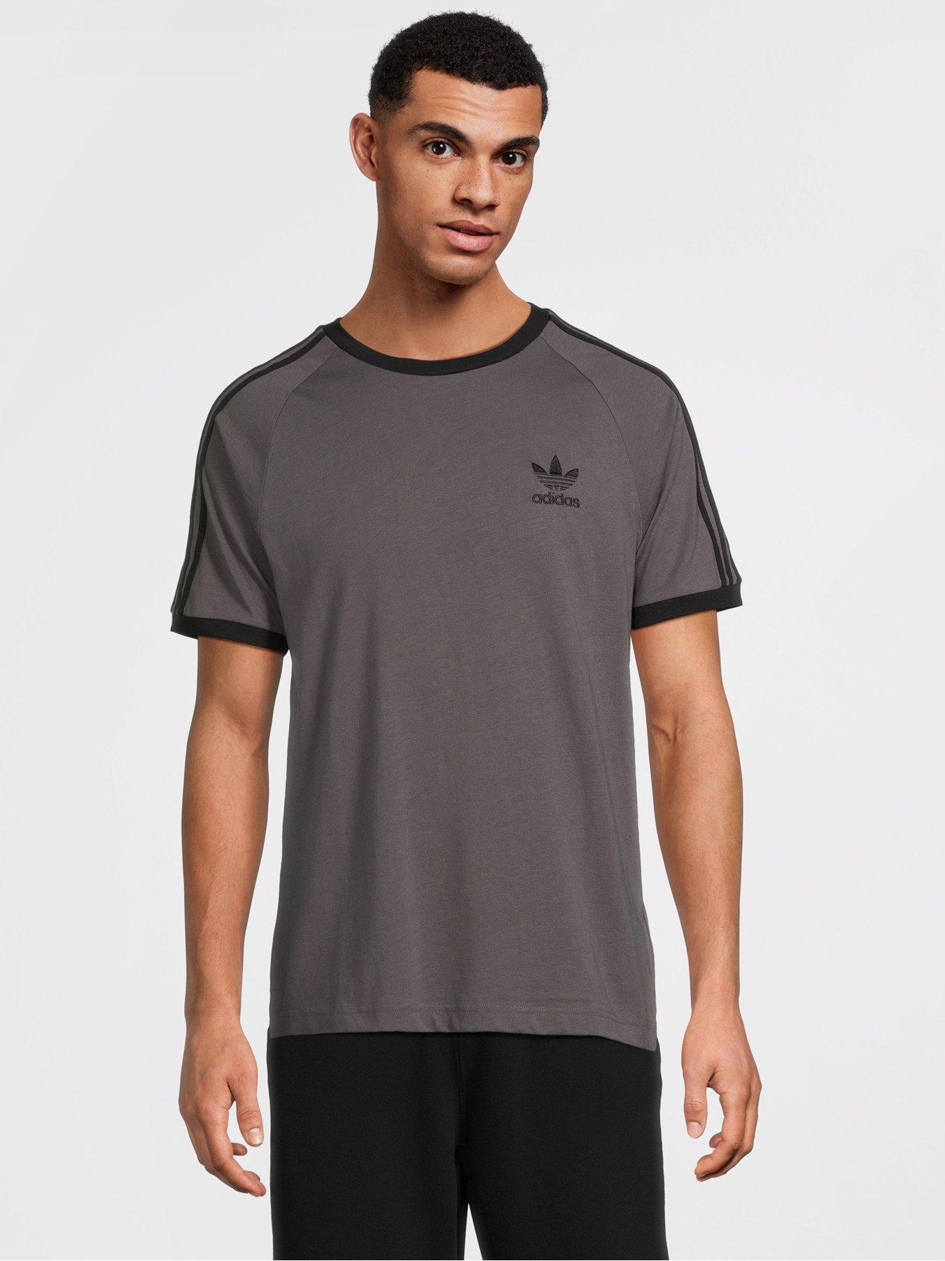 adidas Originals Men's Adicolor Classics 3-Stripes T-Shirt - Grey