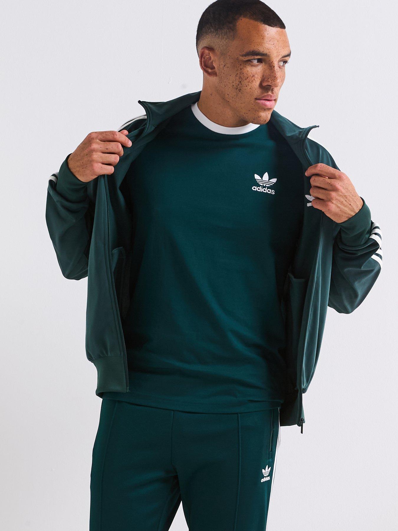 Image 5 of 6 of adidas Originals Men's Adicolor Classics 3-stripes T-shirt - Green