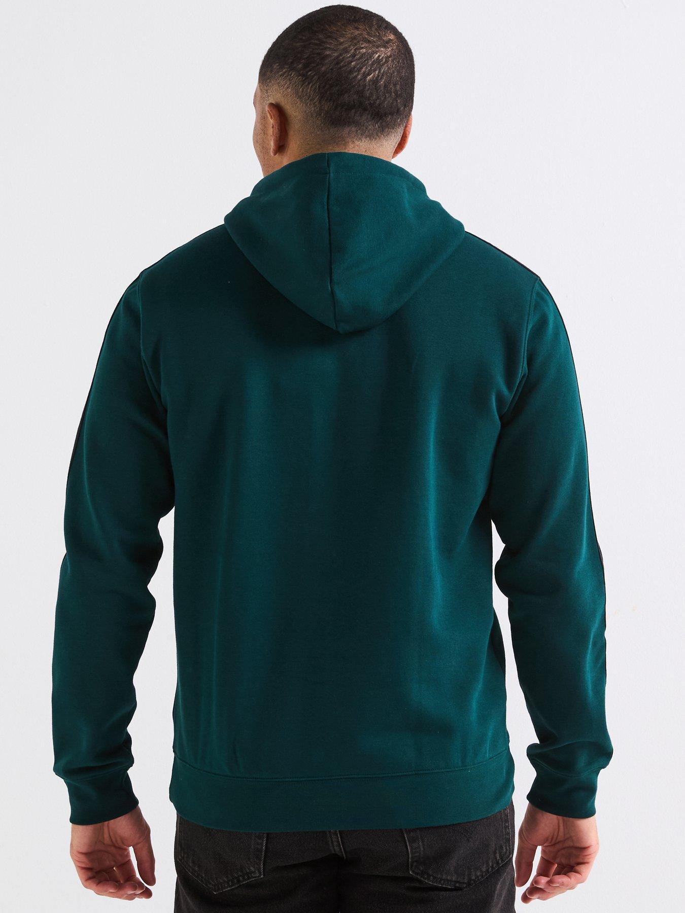  image of adidas-originals-mens-adicolor-classics-3-stripes-hoody-green