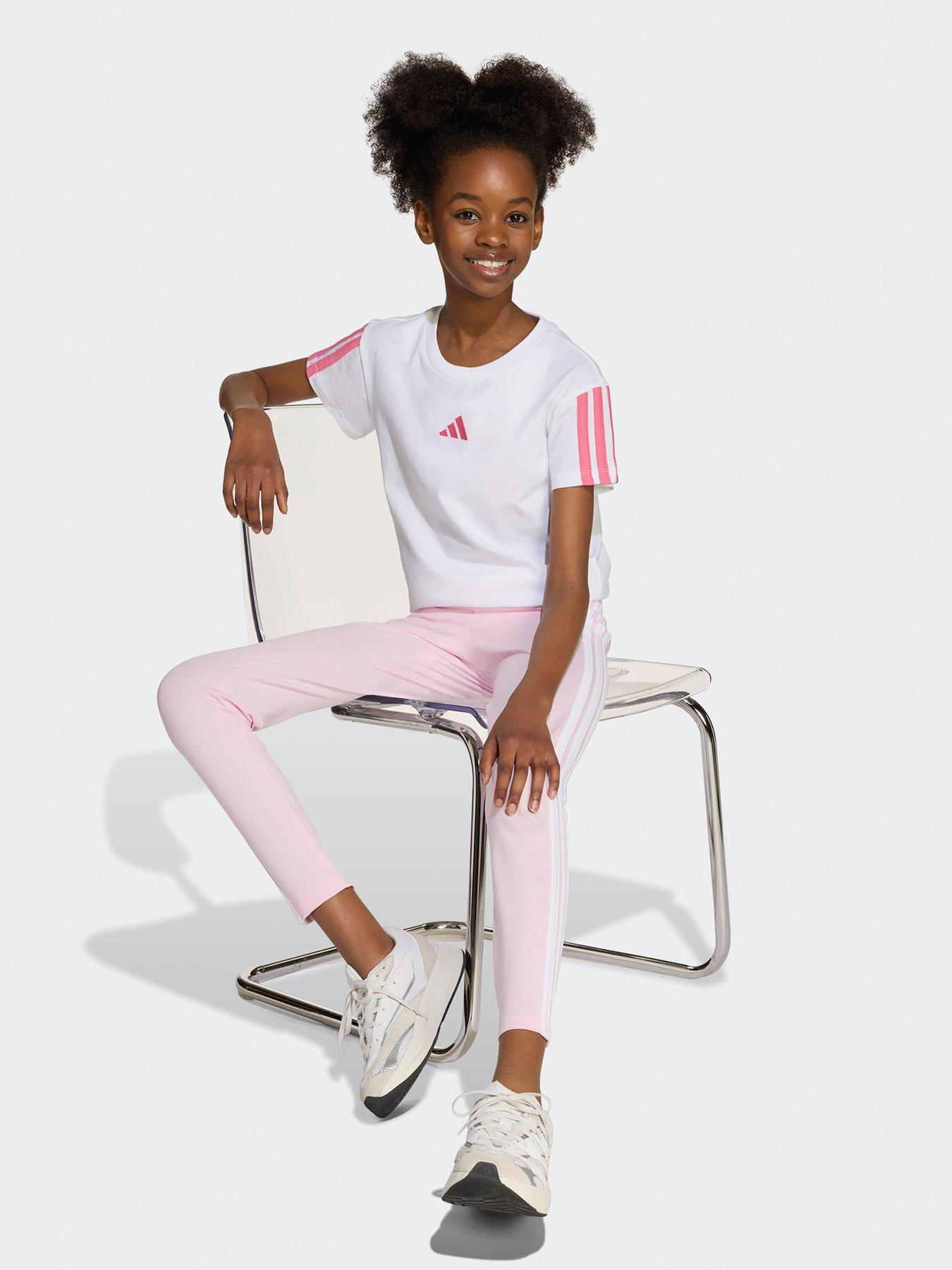 Image 3 of 5 of adidas Sportswear Junior Girls Essentials T-Shirt - Pink