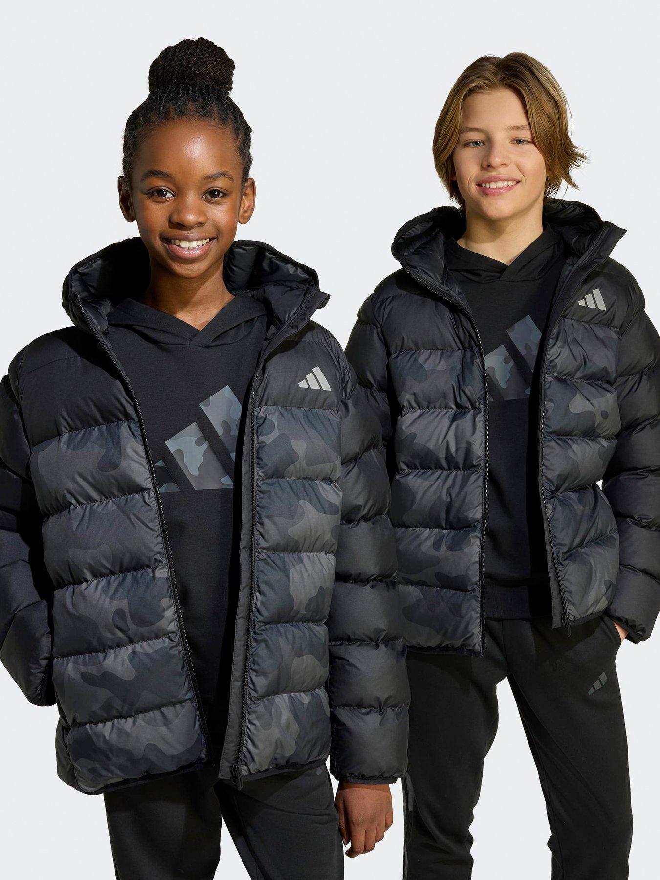 adidas Sportswear Junior Unisex Synthetic Down Jacket - Black