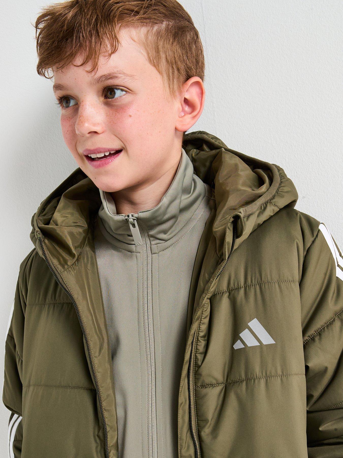 Image 4 of 6 of adidas Sportswear Junior Unisex Synthetic Down Jacket - Green