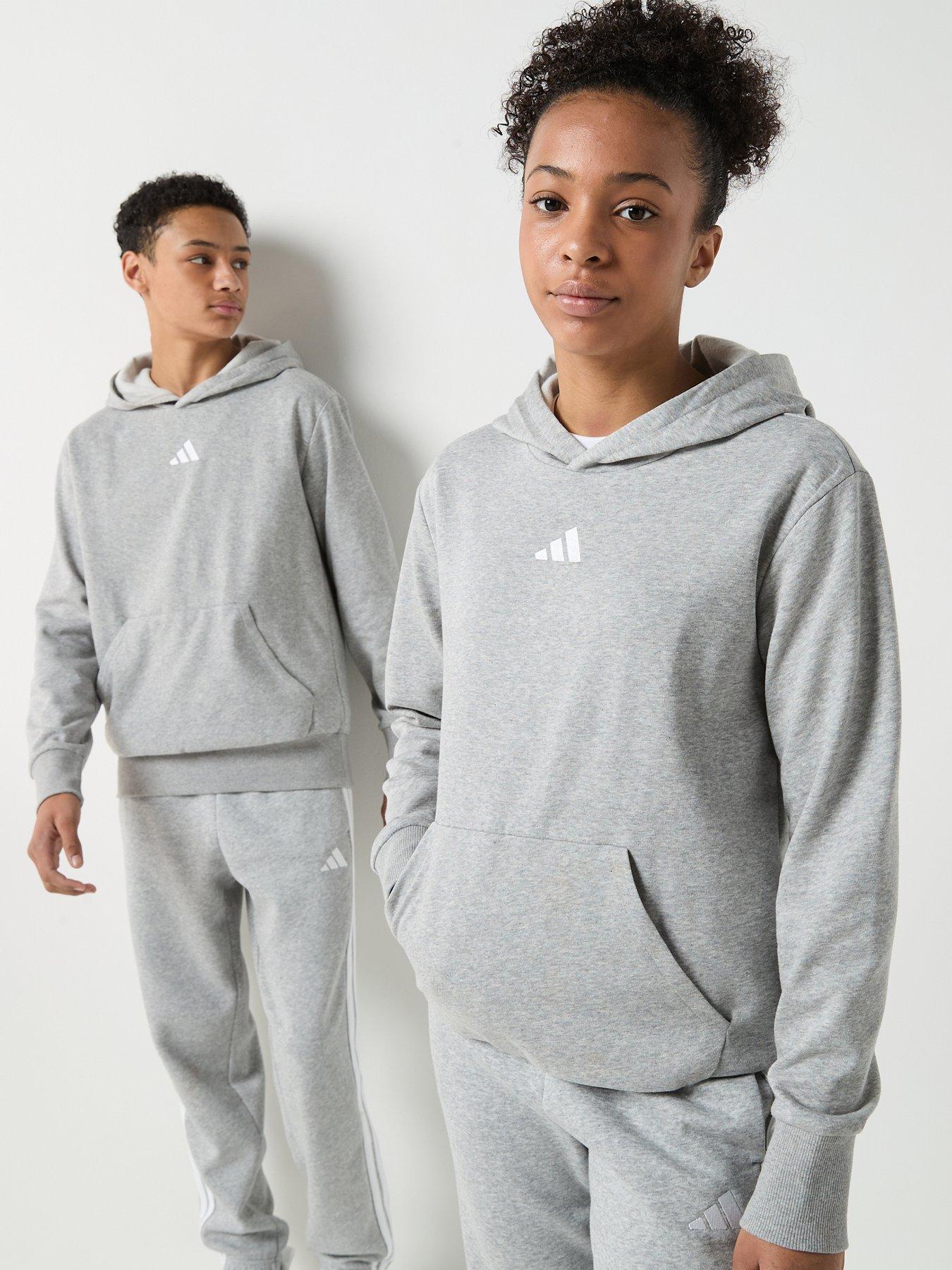 adidas-sportswear-junior-unisex-essentials-hoodie-grey