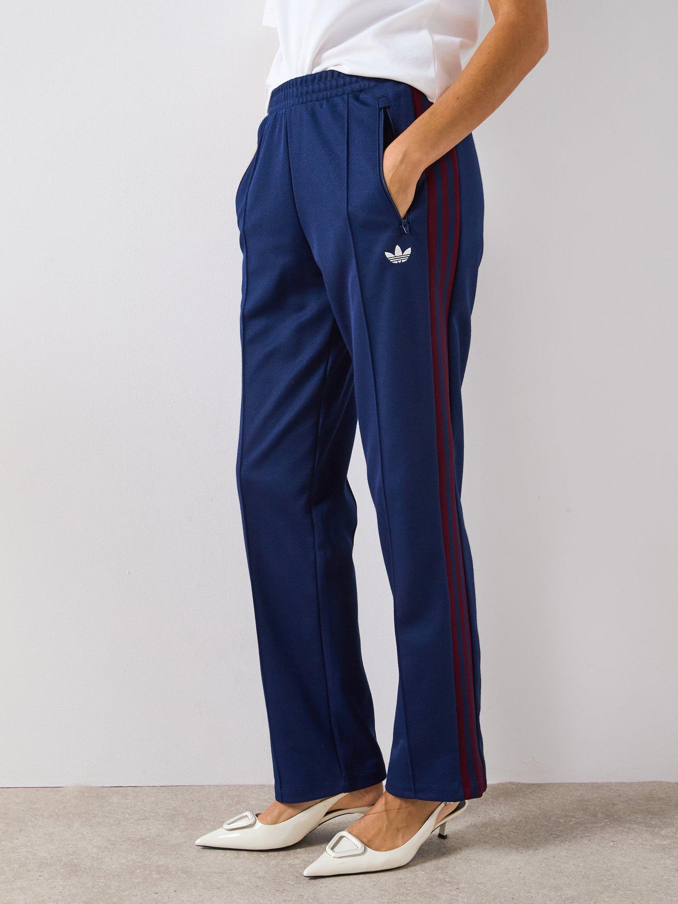 adidas Originals Women's Graphic Crest Tracksuit Pants - Blue