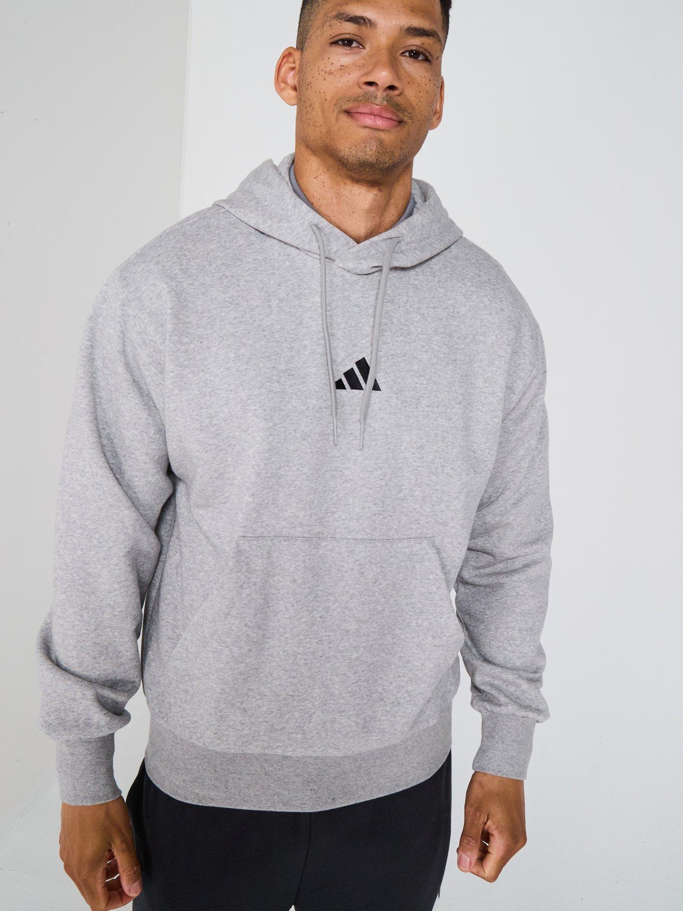 undefined Men's Essentials Feel Cozy Fleece Hoodie - Grey