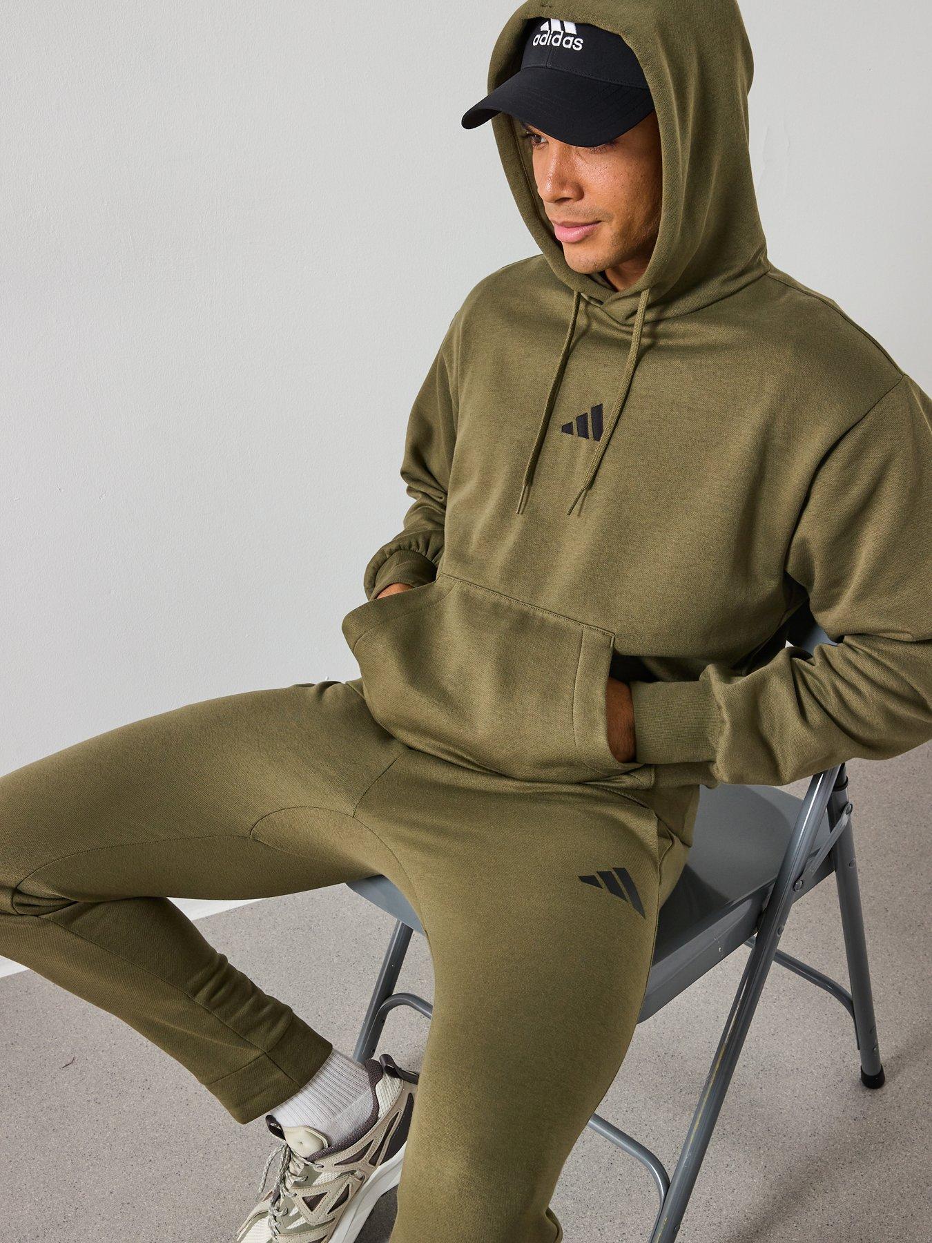 Image 4 of 6 of adidas Sportswear Men's Essentials Feel Cozy Fleece Pant - Green