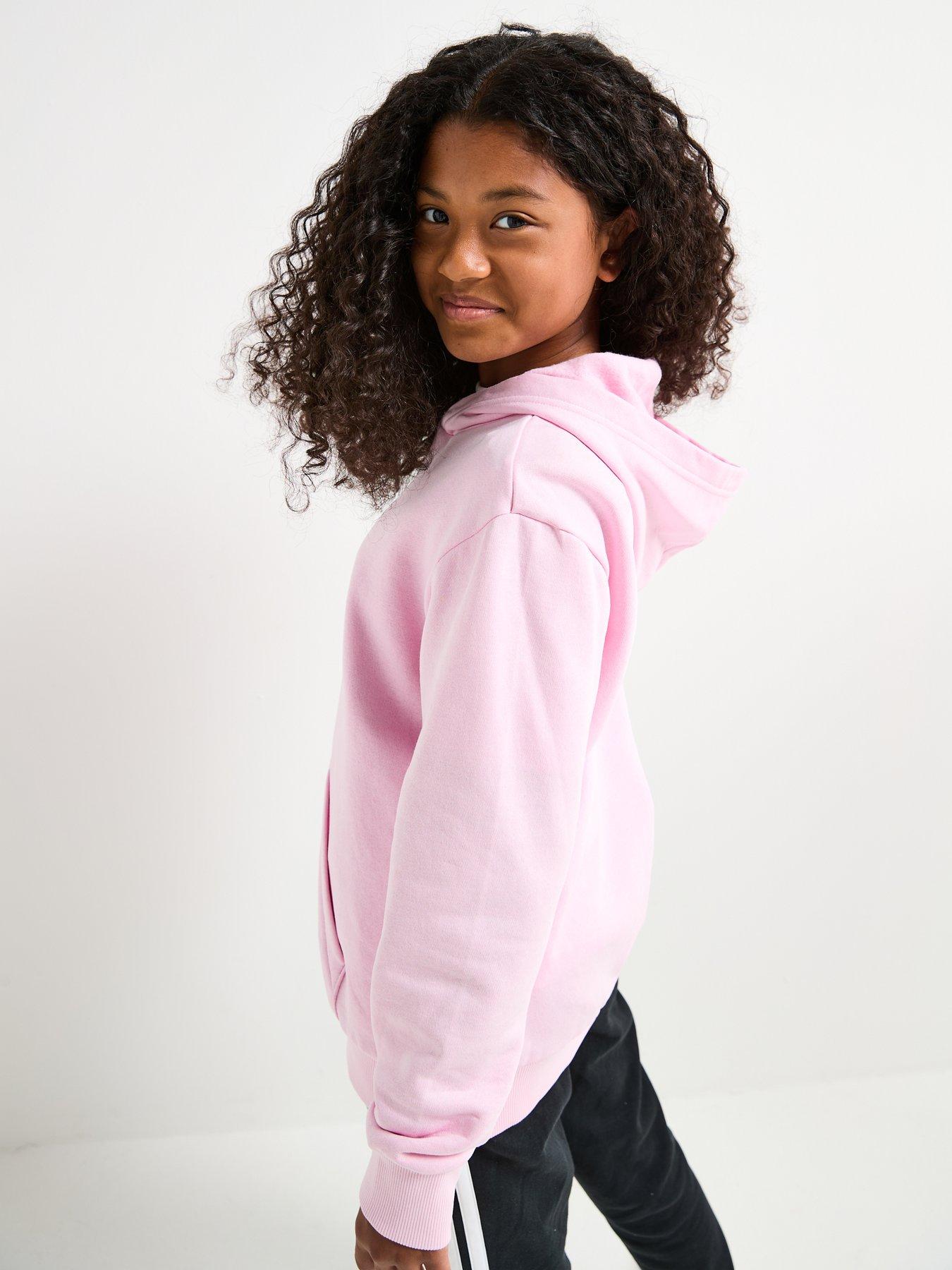 Image 2 of 6 of adidas Sportswear Junior Girls Essentials Hoodie -pink