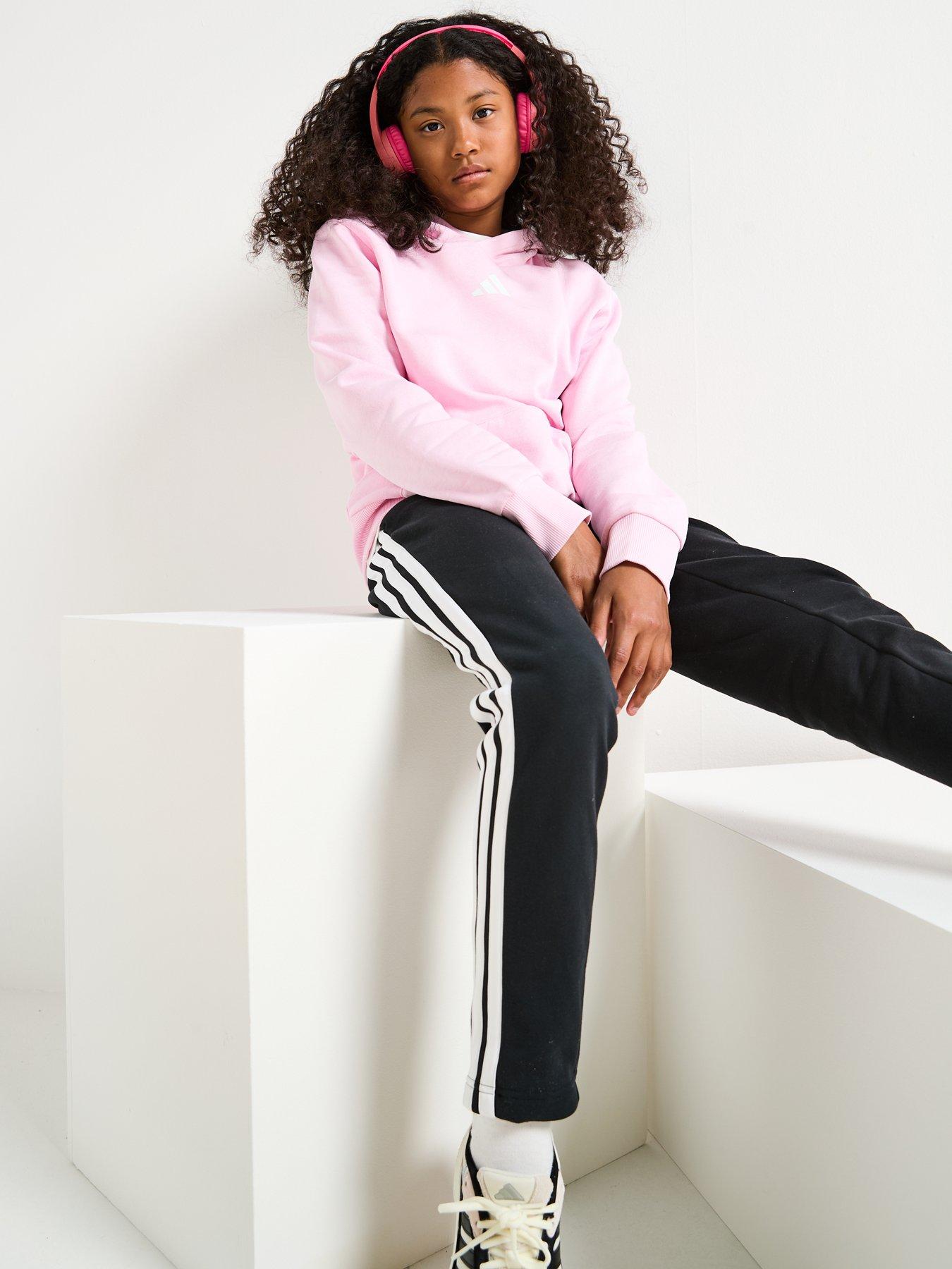 Image 3 of 6 of adidas Sportswear Junior Girls Essentials Hoodie -pink