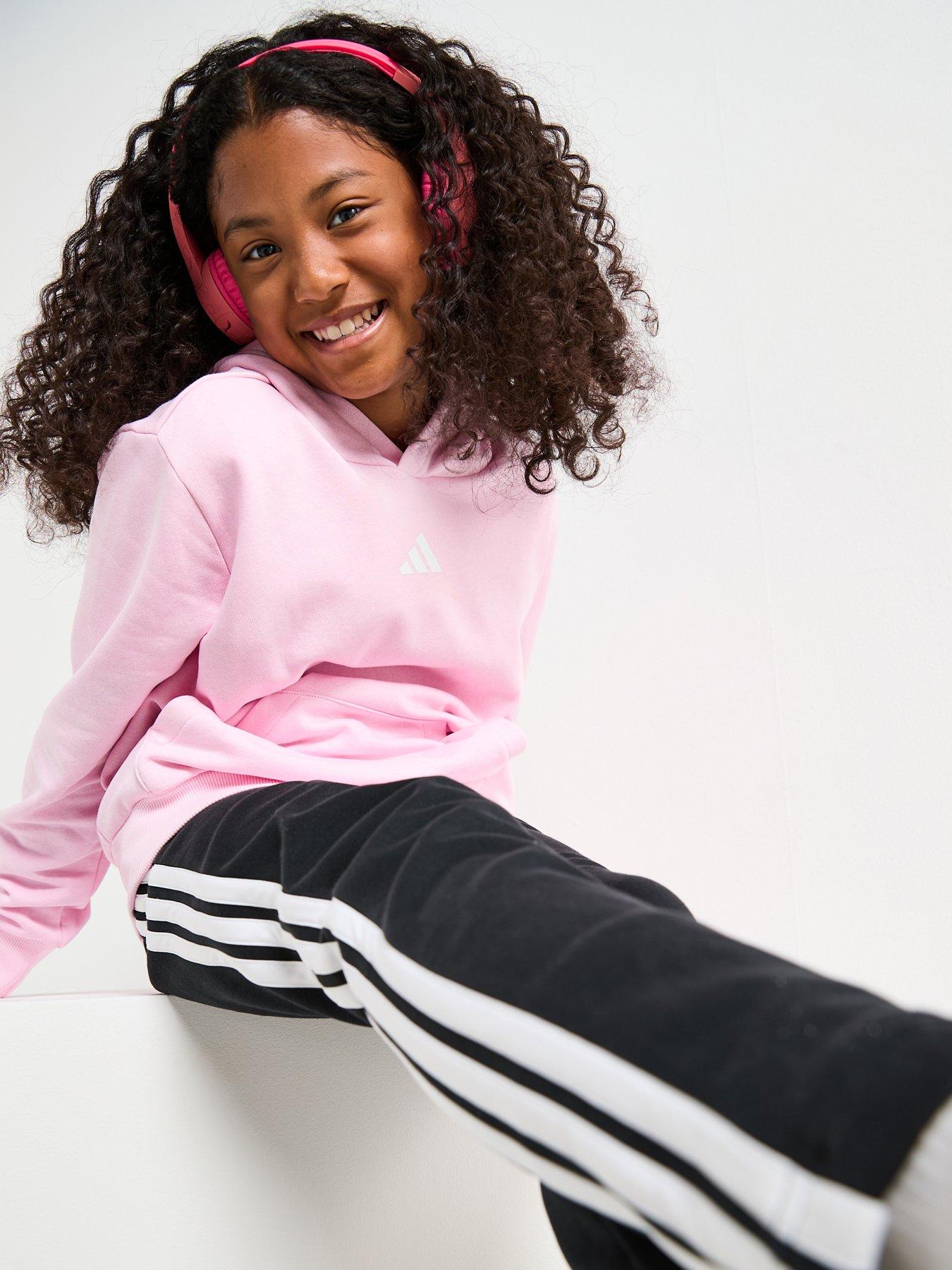 Image 5 of 6 of adidas Sportswear Junior Girls Essentials Hoodie -pink