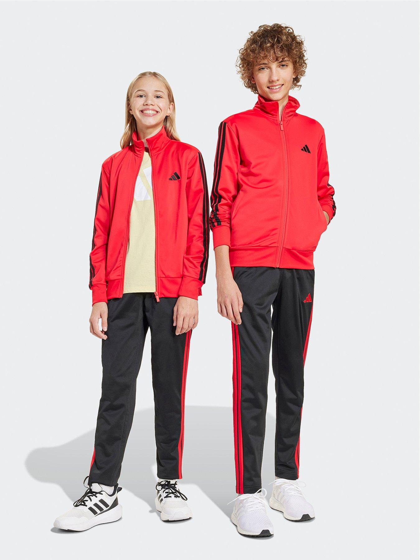 undefined Junior Boys Essentials Climacool Tracksuit -red