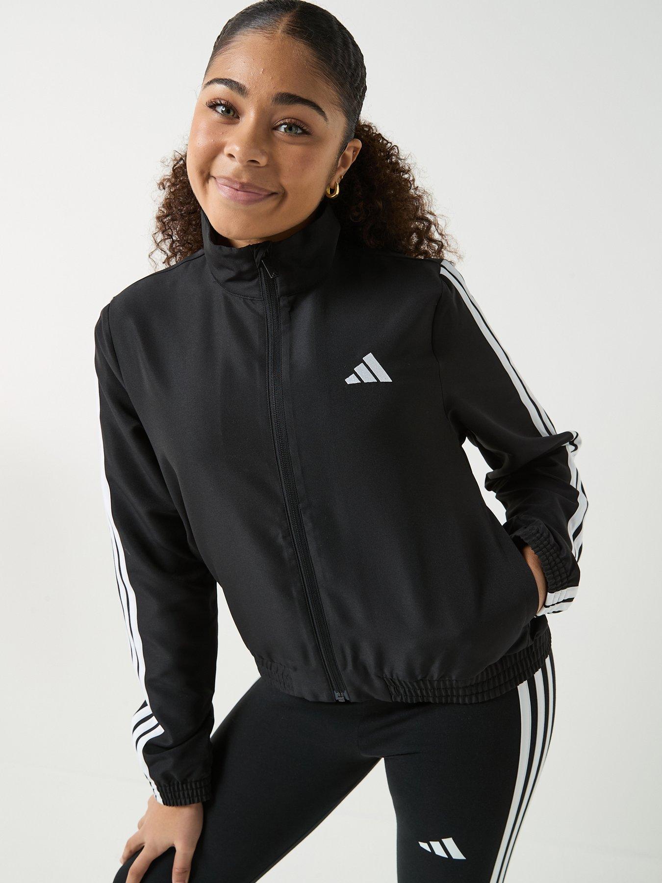 adidas-sportswear-junior-girls-essentials-climacool-jacket--black