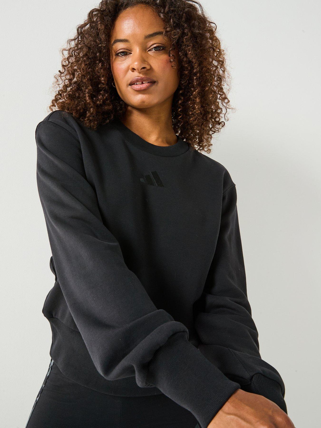 Image 1 of 5 of adidas Sportswear Women's All Szn French Terry Regular Sweatshirt - Black