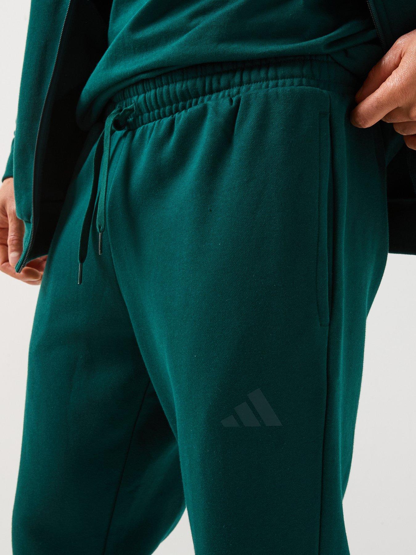 Image 5 of 6 of adidas Sportswear Men's Colorblock Hooded Tracksuit - Green