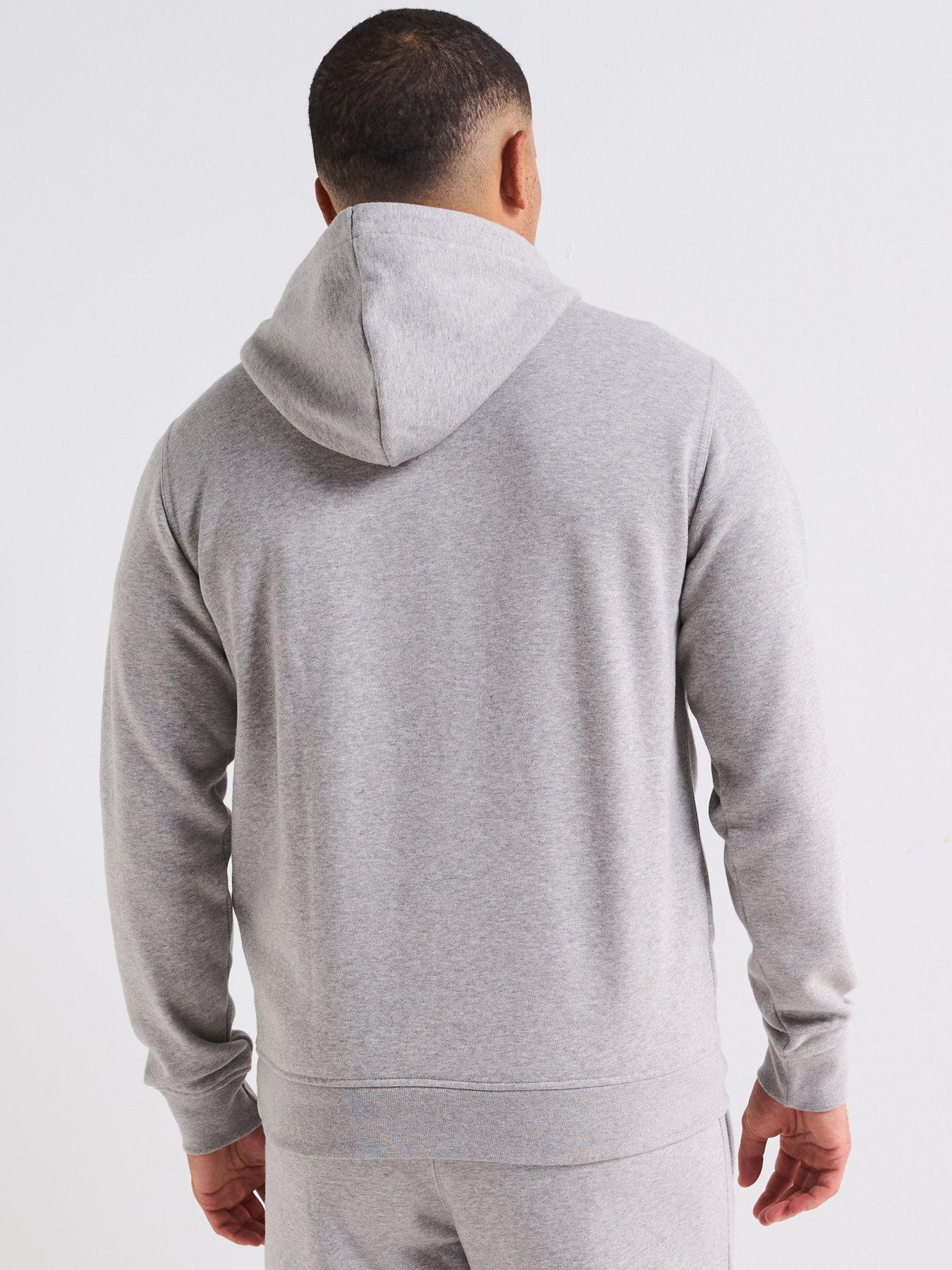 Image 2 of 6 of adidas Originals Men's Trefoil Essentials Hoodie - Grey