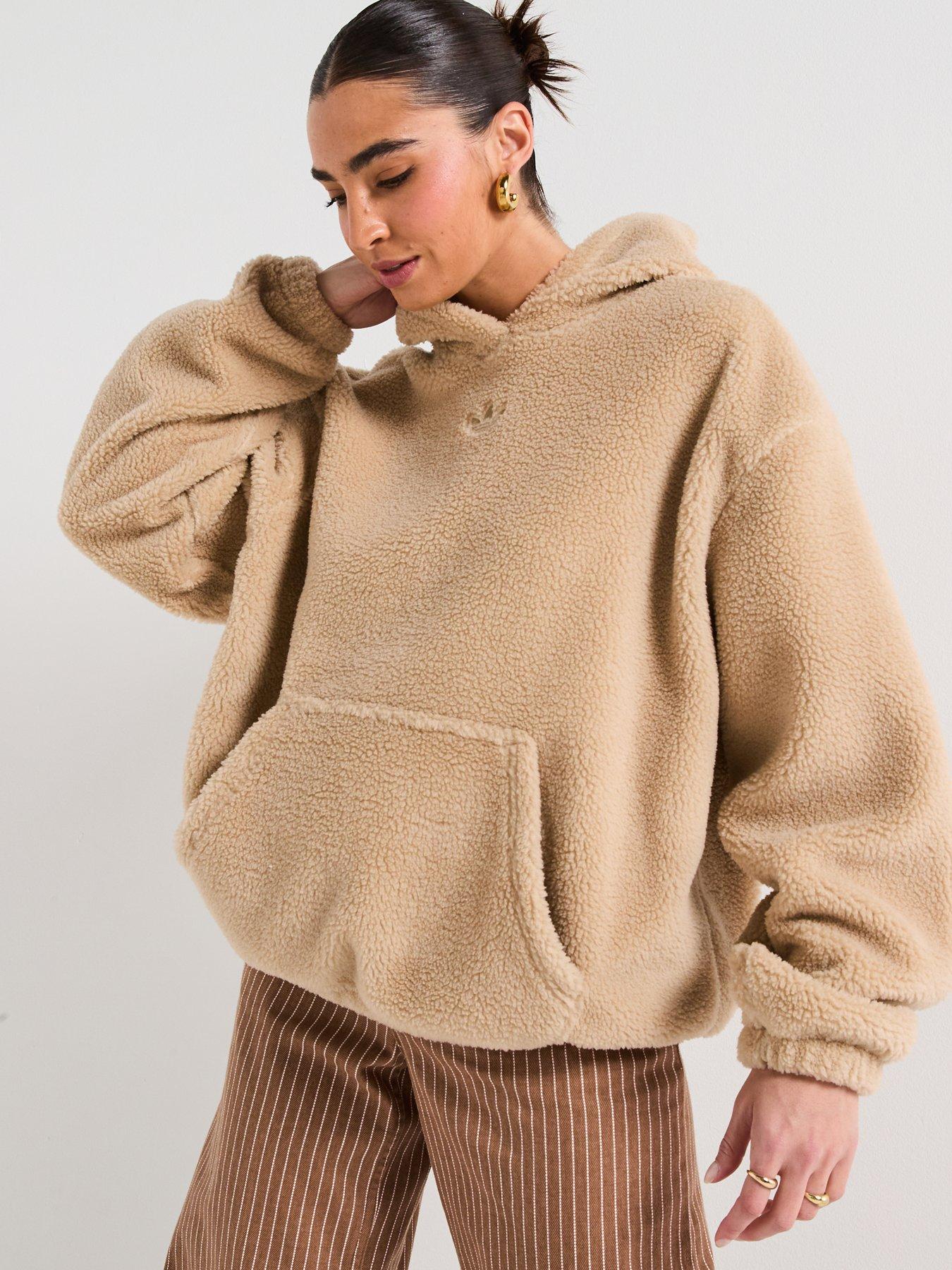 adidas Originals Women's Essential Teddy Crop - Beige