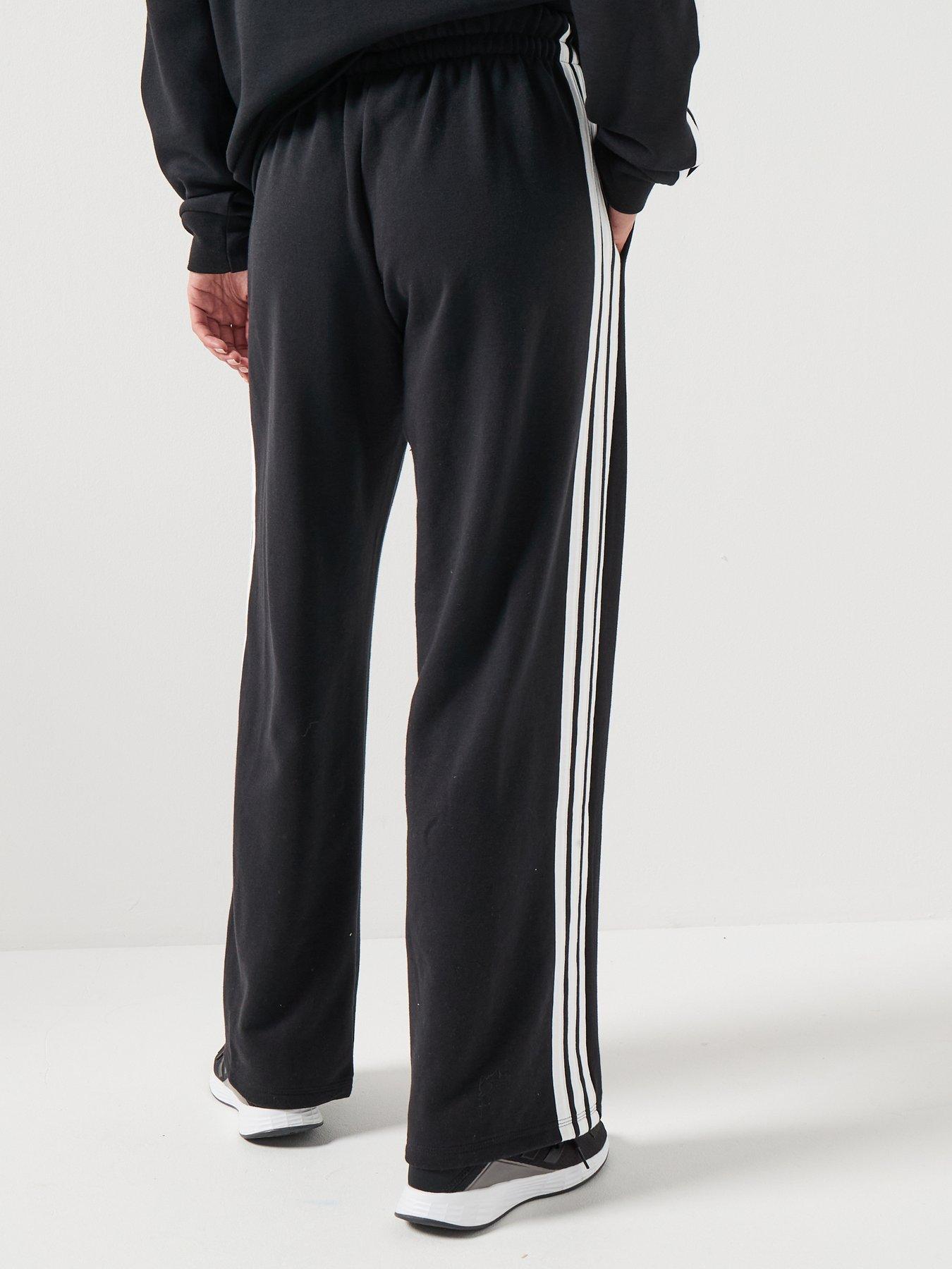 Image 2 of 4 of adidas Sportswear Women's Essentials 3-Stripes French Terry Joggers - Black