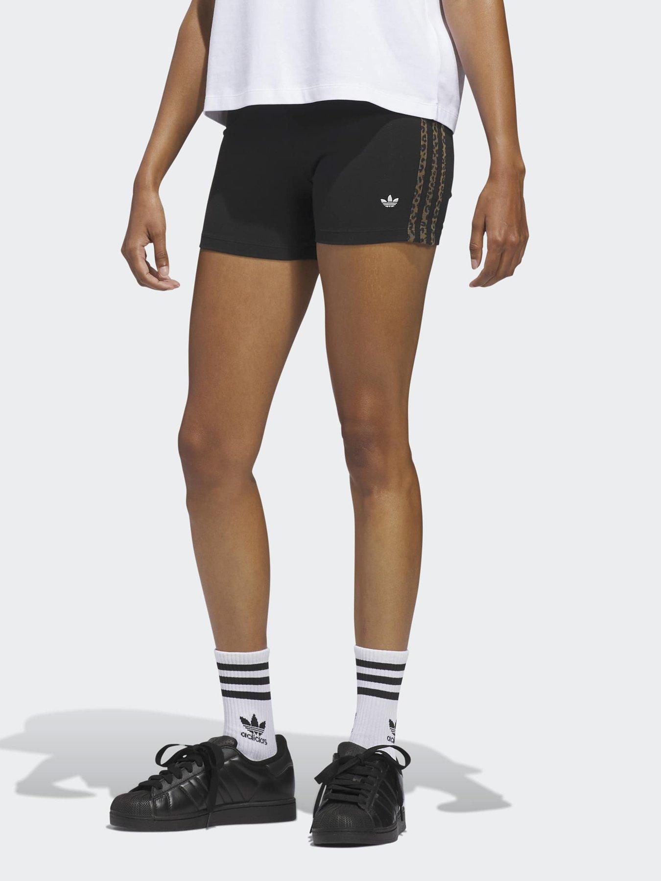 undefined Women's Leopard Shorts - Black