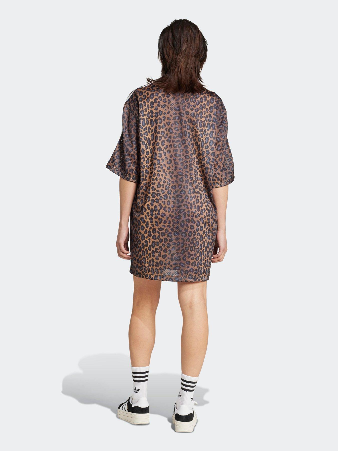 Image 2 of 5 of adidas Originals Women's Leopard Tee Dress