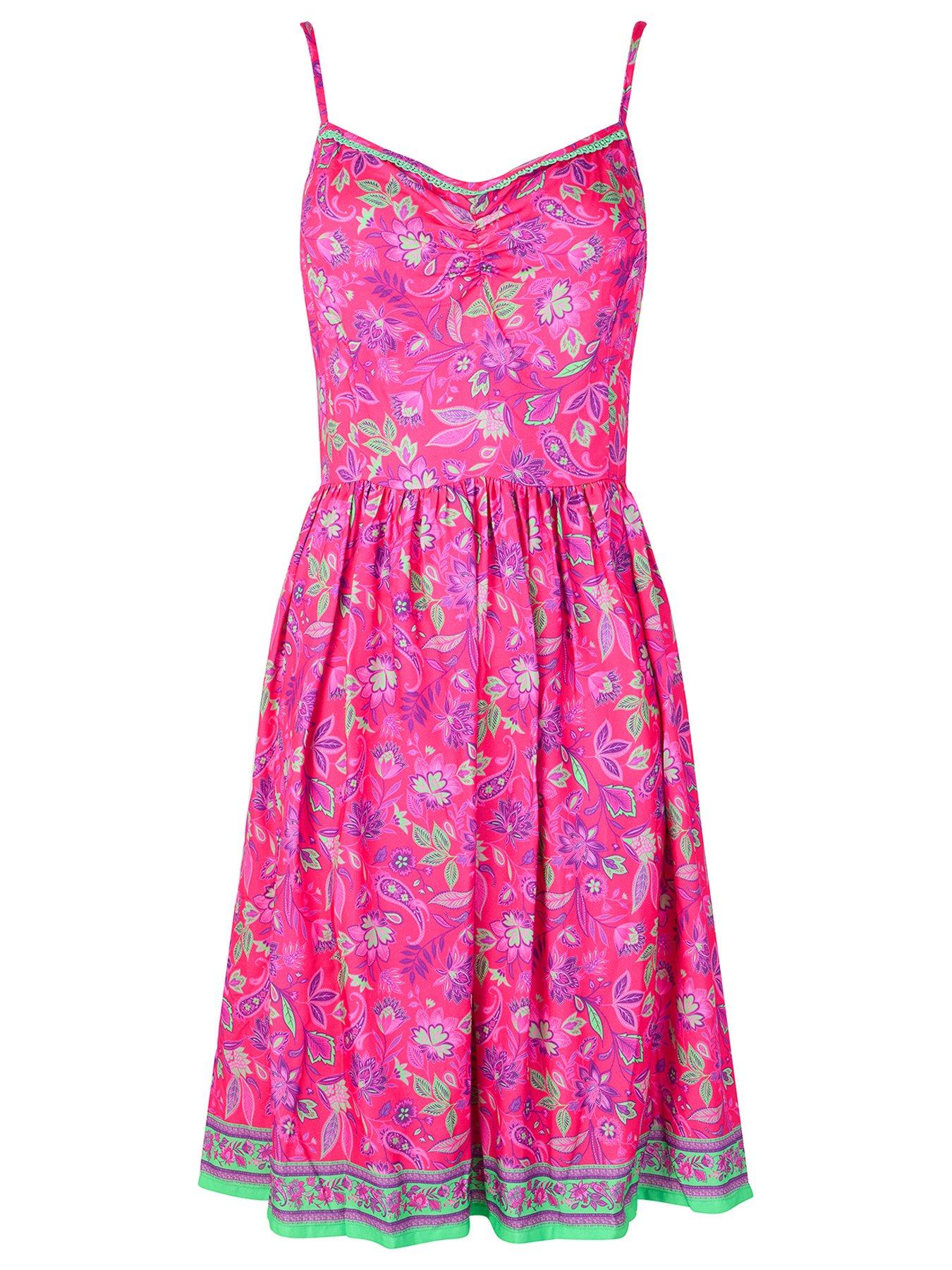  image of joe-browns-pippa-printed-jersey-sundress-pink