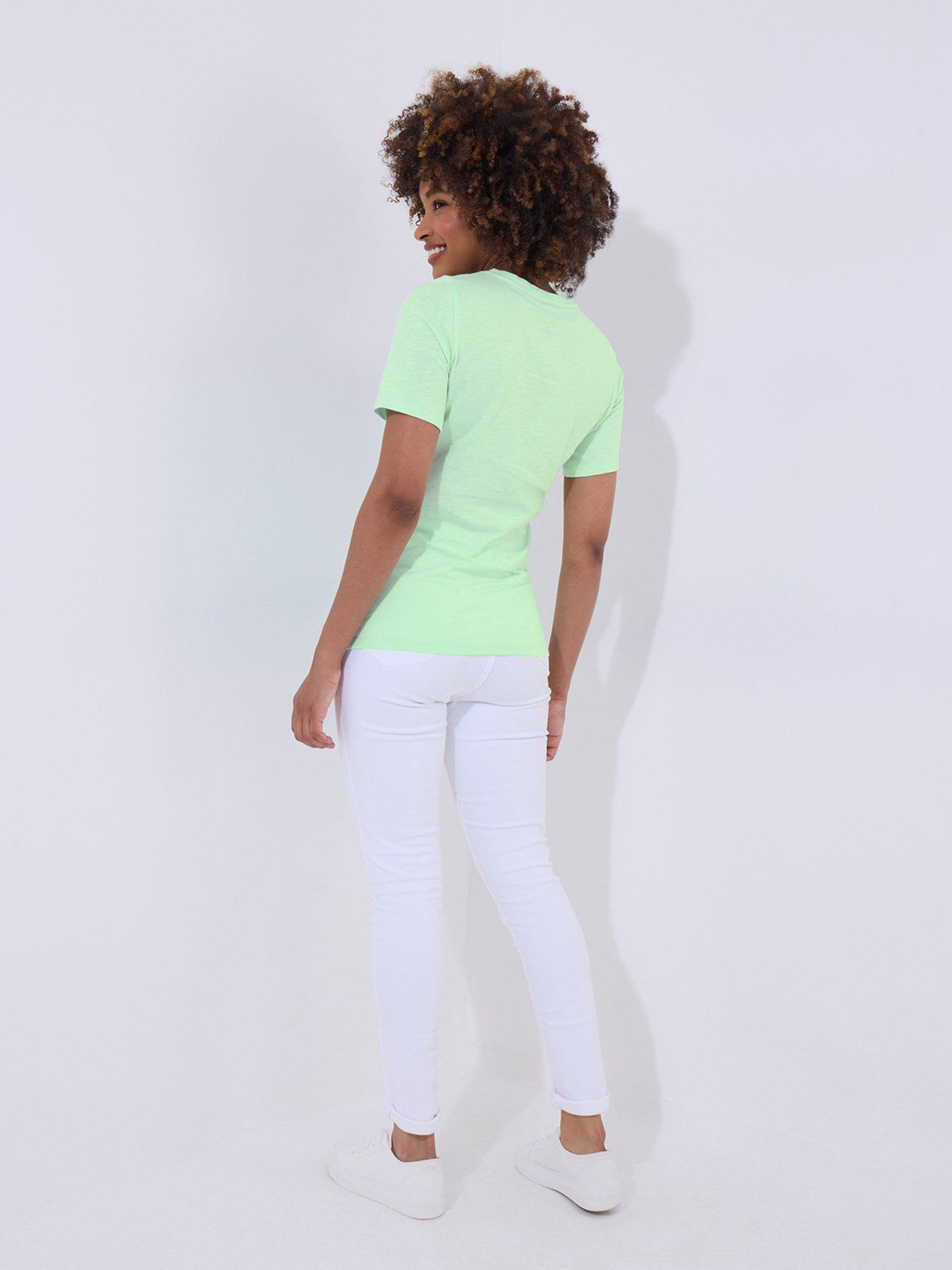  image of joe-browns-pretty-floral-graphic-tee-mint